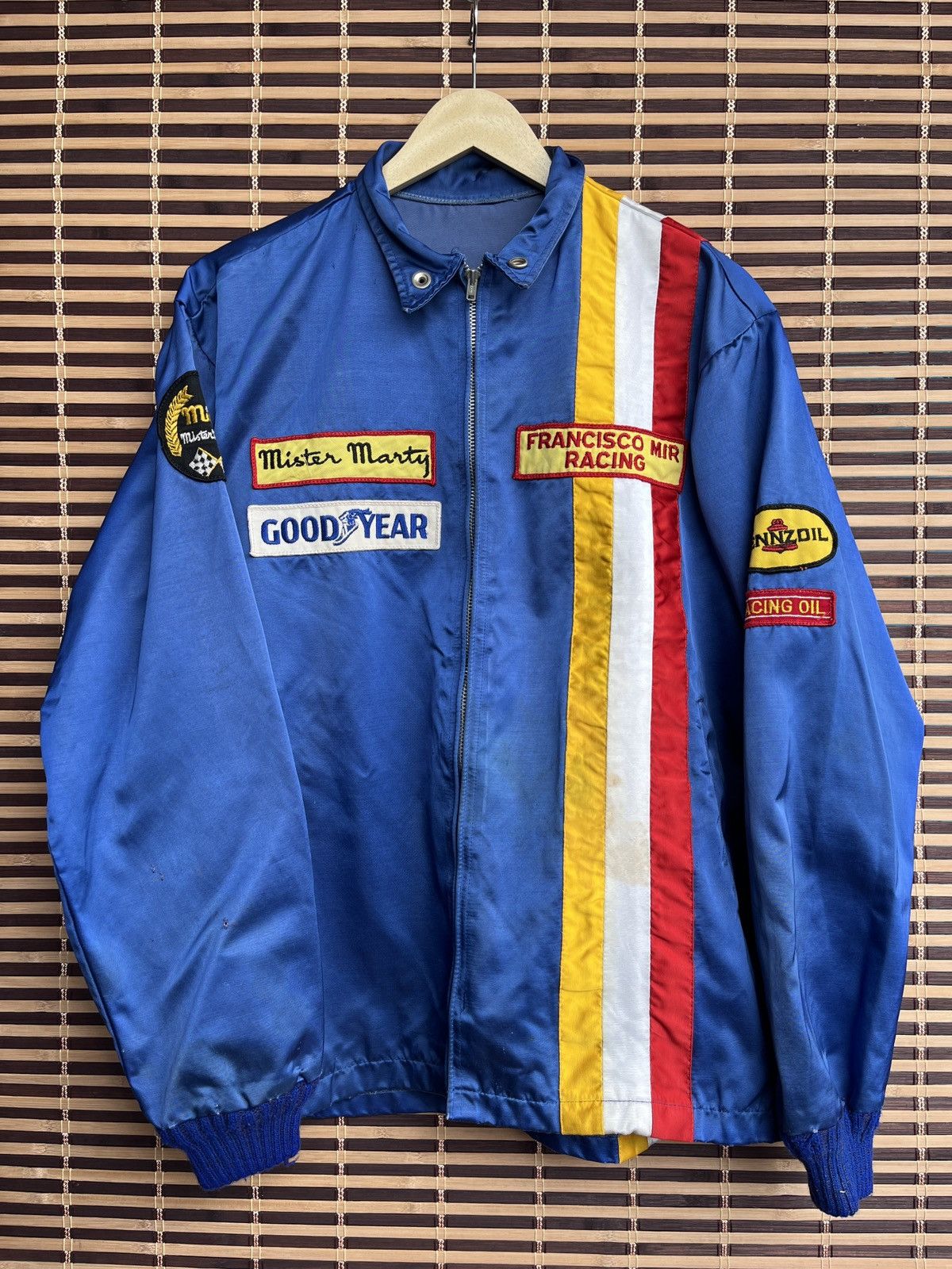 Vintage Distressed 80s Mister Marty Francisco MIR Racing Jacket Size US L / EU 52-54 / 3 - 21 Thumbnail