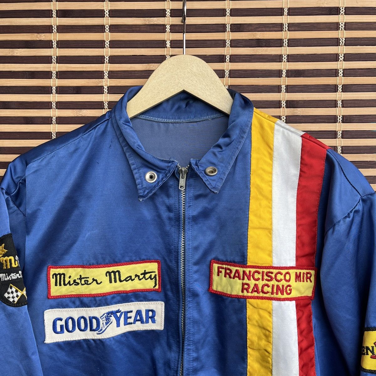 Vintage Distressed 80s Mister Marty Francisco MIR Racing Jacket Size US L / EU 52-54 / 3 - 4 Thumbnail