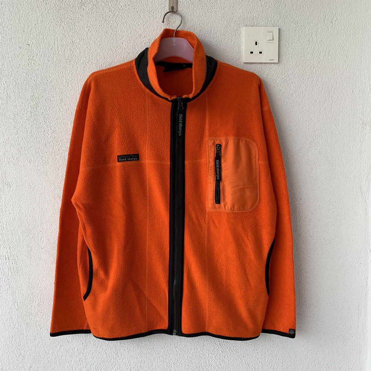 FIELD SHERPA fleece turtleneck jacket..