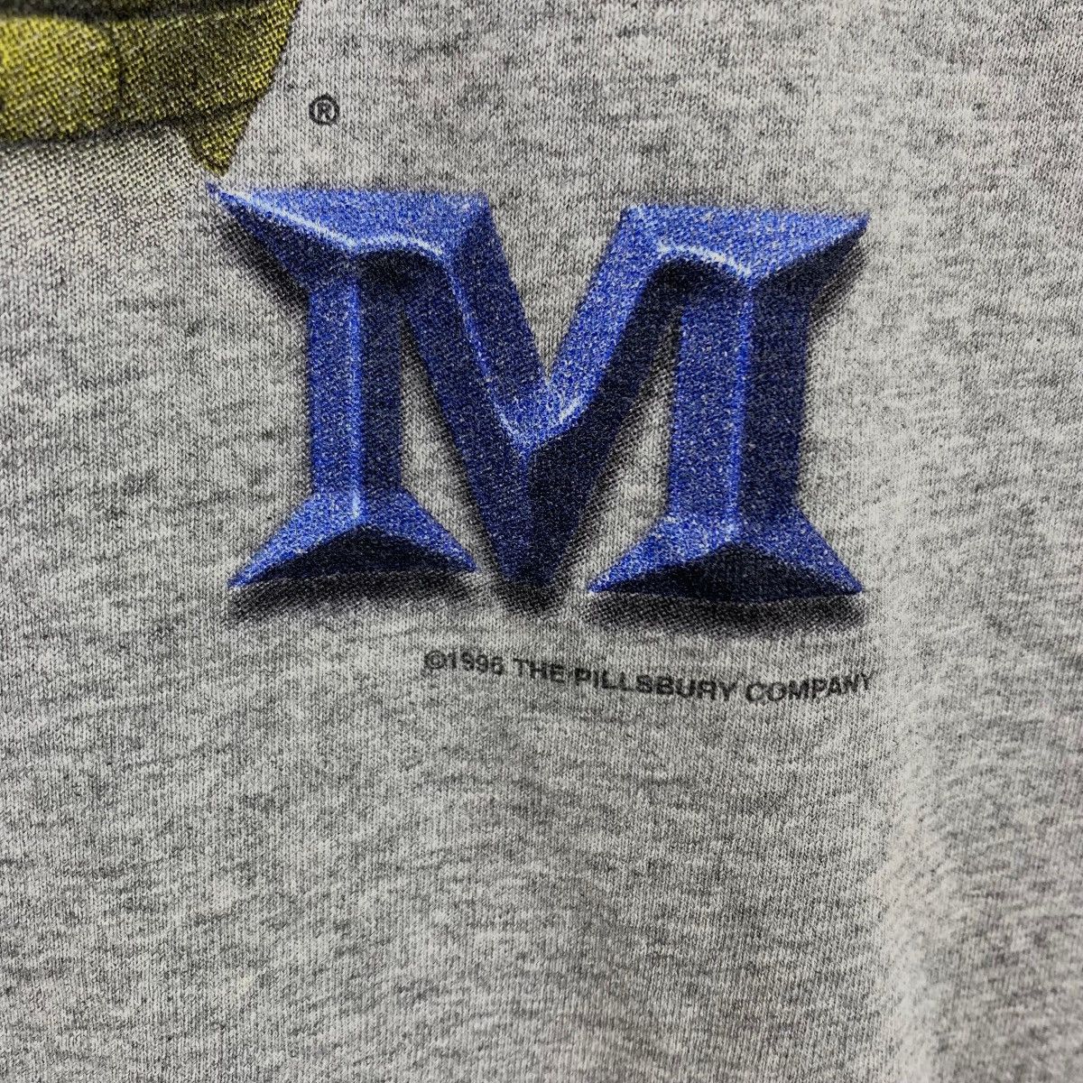 Vintage Vintage 90s DOUGHBOYS GYM Brand Print Grey Size US L / EU 52-54 / 3 - 6 Thumbnail
