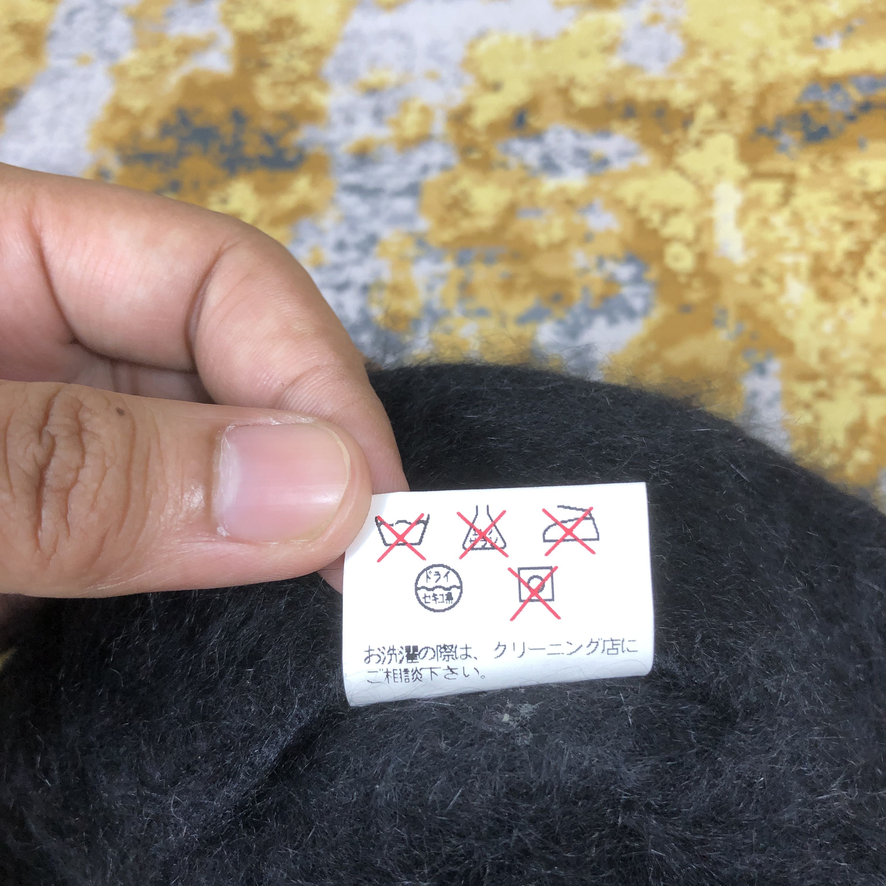 Japanese Brand × Vintage Vintage Unknown Mohair Beanie Hat B1761 Size ONE SIZE - 7 Thumbnail