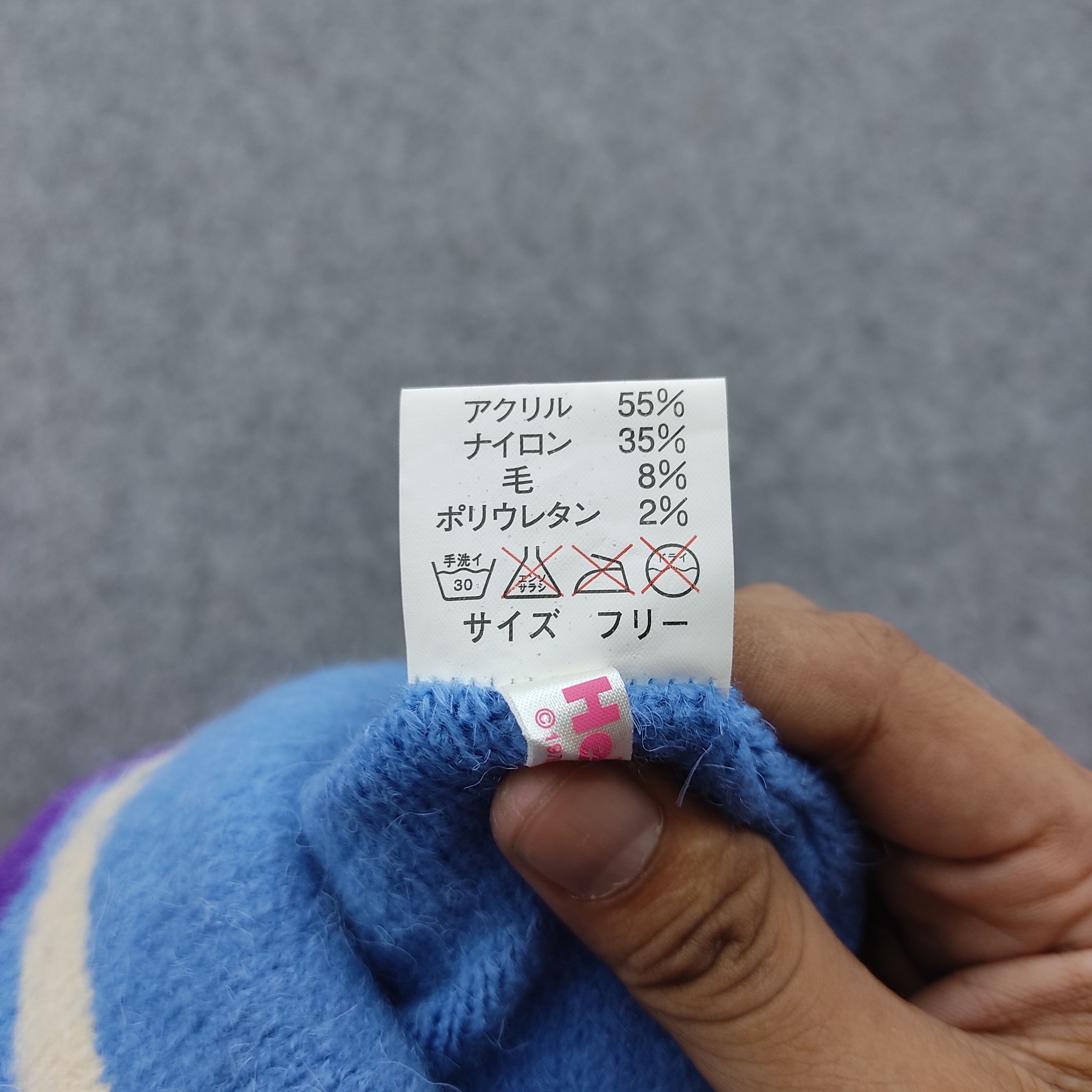 Japanese Brand × Vintage Vintage Hello Kitty Beanie Hat B651 Size ONE SIZE - 7 Thumbnail