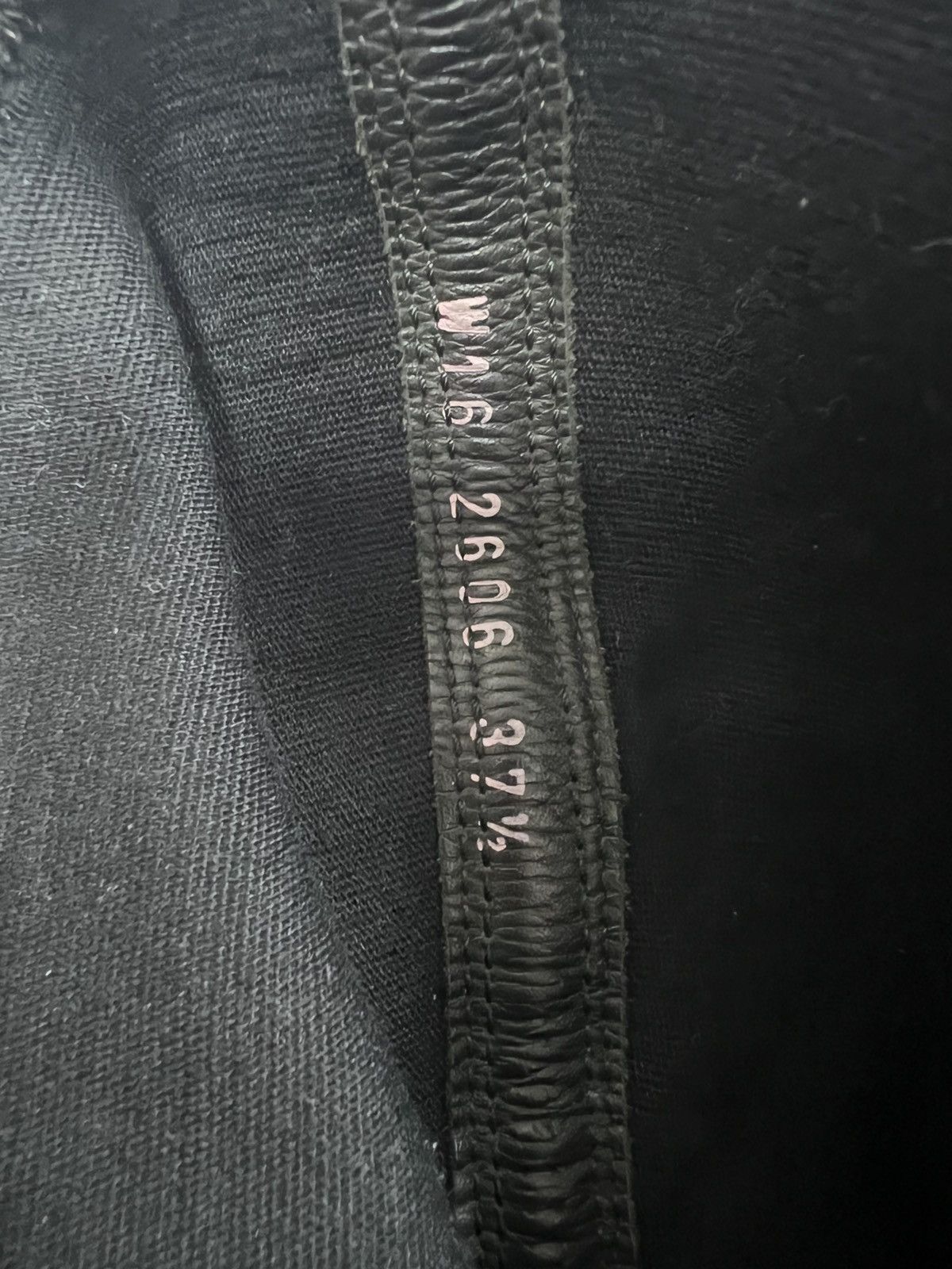 Rick Owens Rick owens mainline leather thigh high stocking sz 37.5 Size US 7.5 / IT 37.5 - 6 Thumbnail