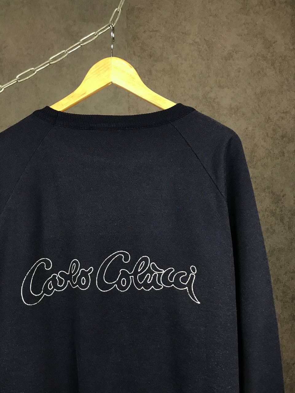 Carlo Colucci Carlo Colucci vintage designer luxury overprinted sweatshirt Size US L / EU 52-54 / 3 - 2 Thumbnail