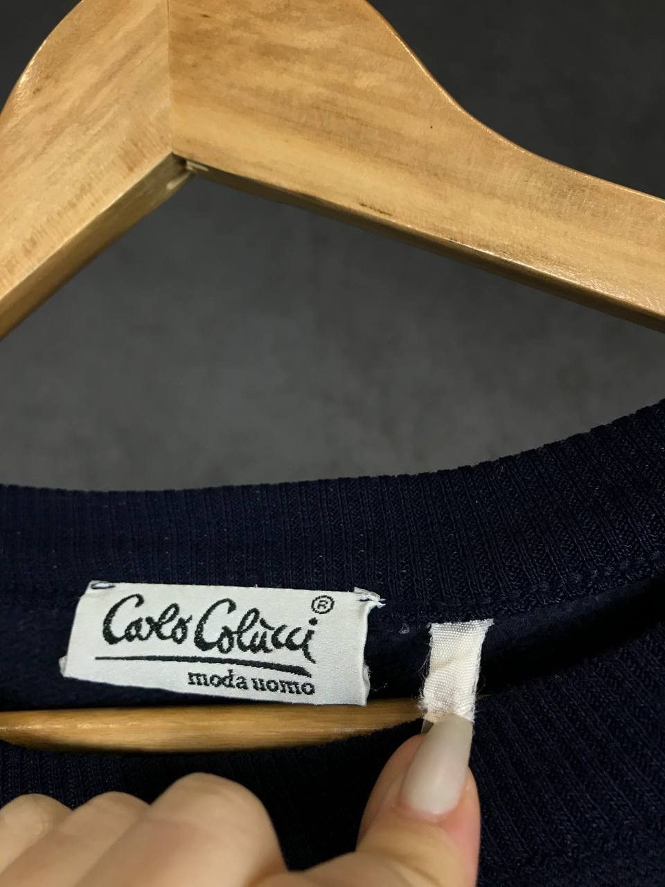 Carlo Colucci Carlo Colucci vintage designer luxury overprinted sweatshirt Size US L / EU 52-54 / 3 - 3 Thumbnail