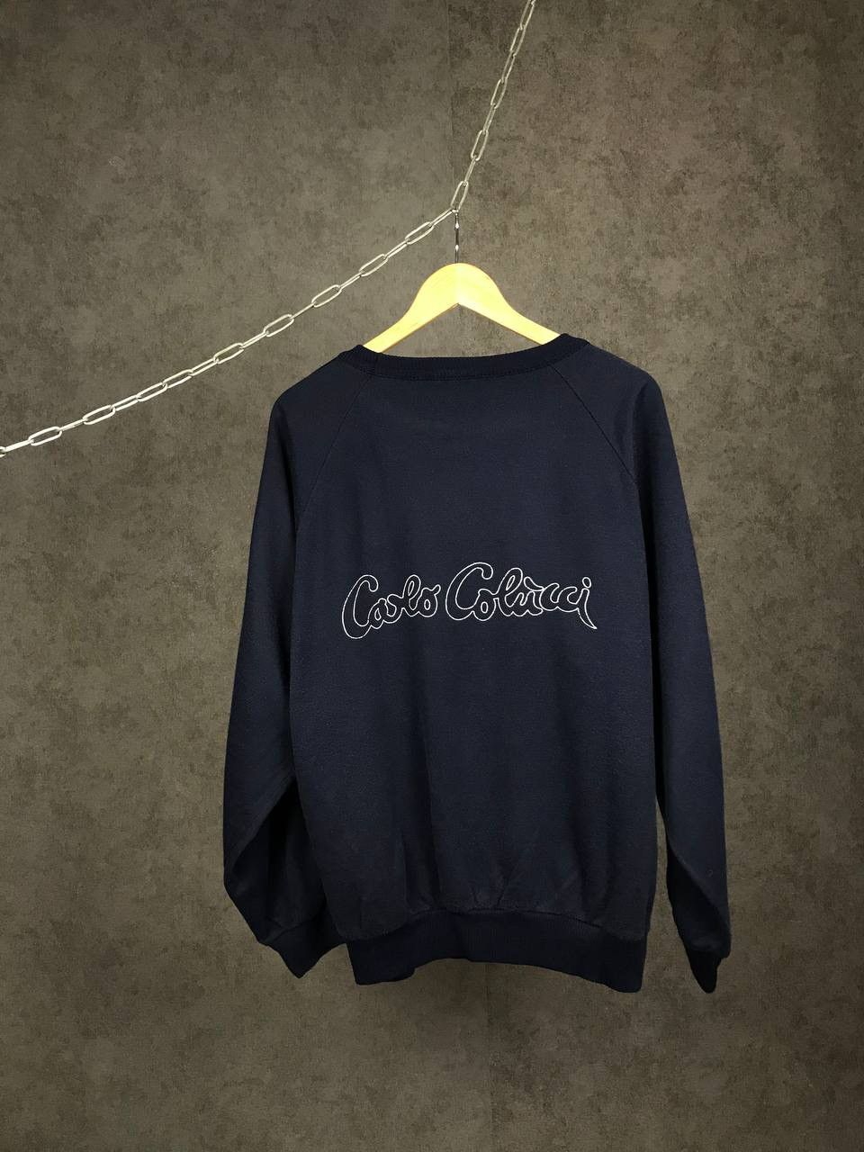 Carlo Colucci Carlo Colucci vintage designer luxury overprinted sweatshirt Size US L / EU 52-54 / 3 - 1 Thumbnail