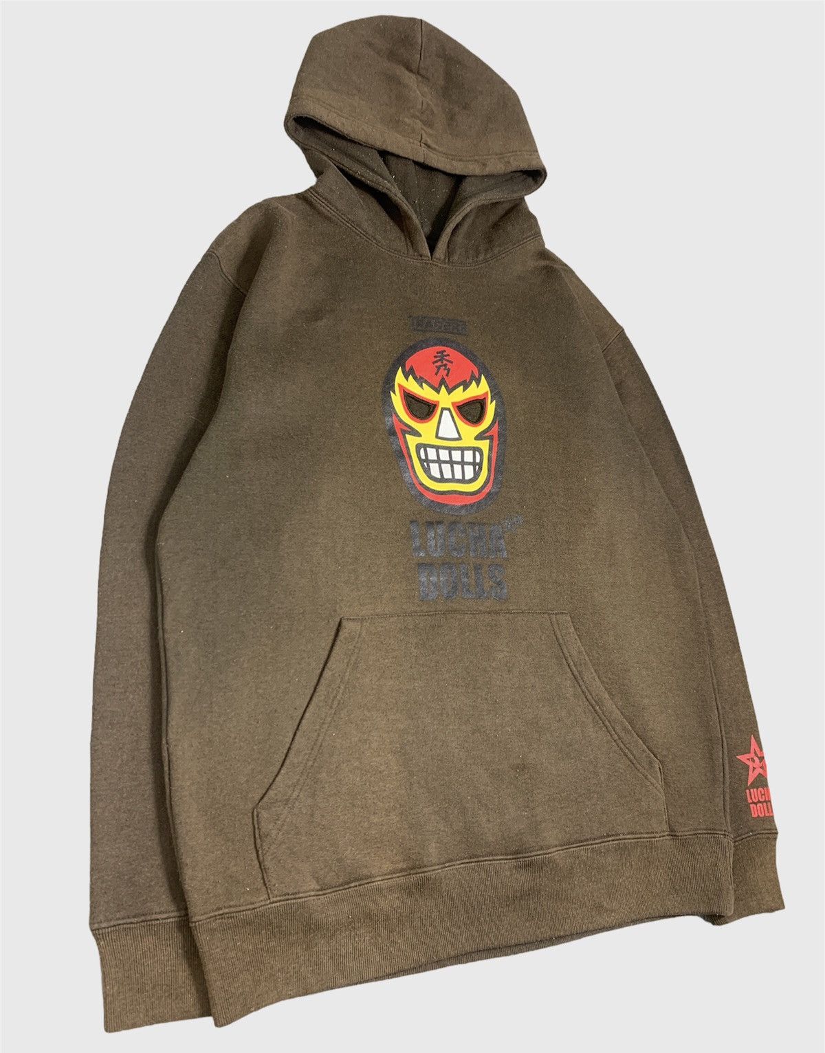Japanese Brand × Vintage Vintage Raiders Lucha Dolls Mexican Wrestler Hoodie Size US L / EU 52-54 / 3 - 2 Thumbnail