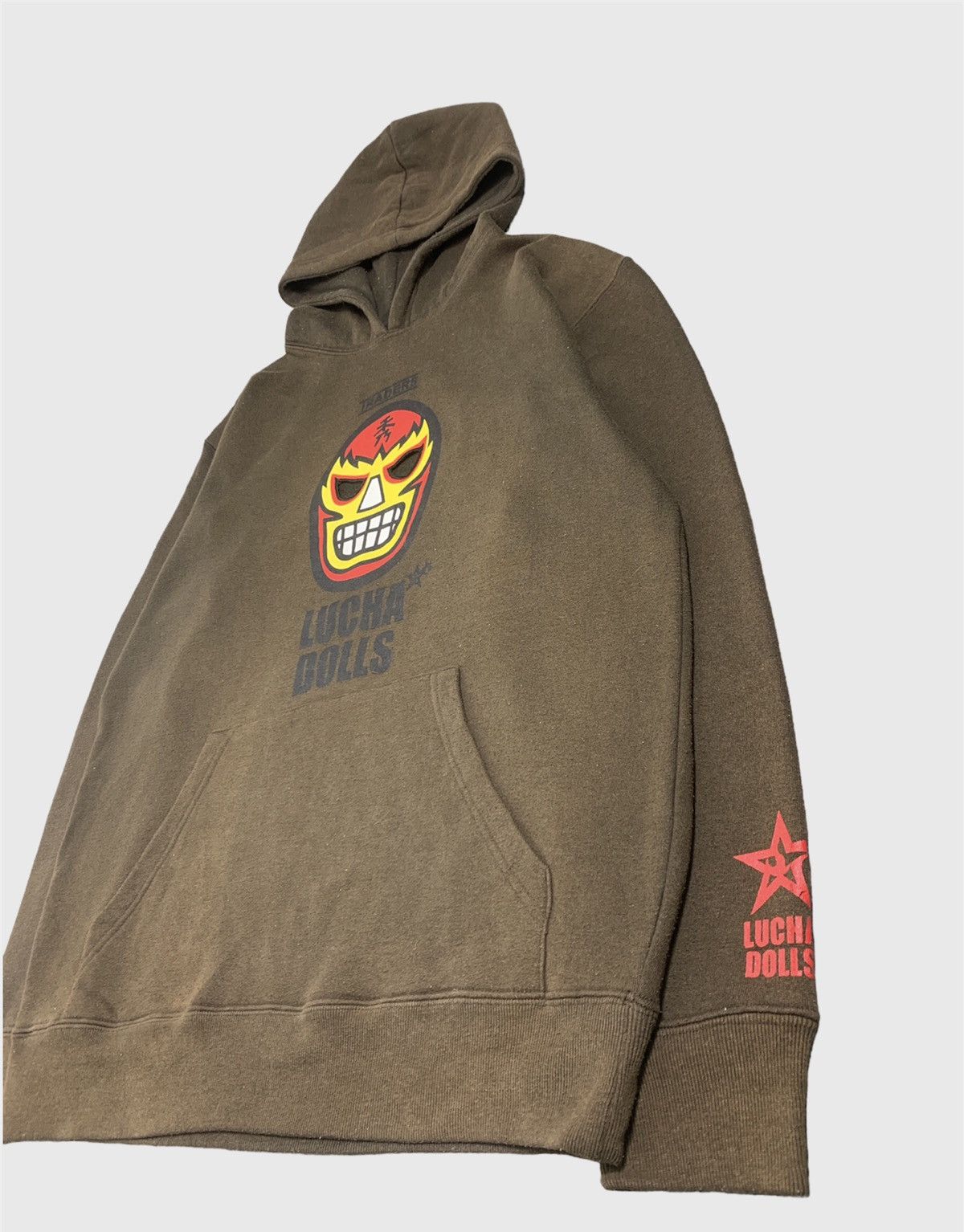 Japanese Brand × Vintage Vintage Raiders Lucha Dolls Mexican Wrestler Hoodie Size US L / EU 52-54 / 3 - 3 Thumbnail