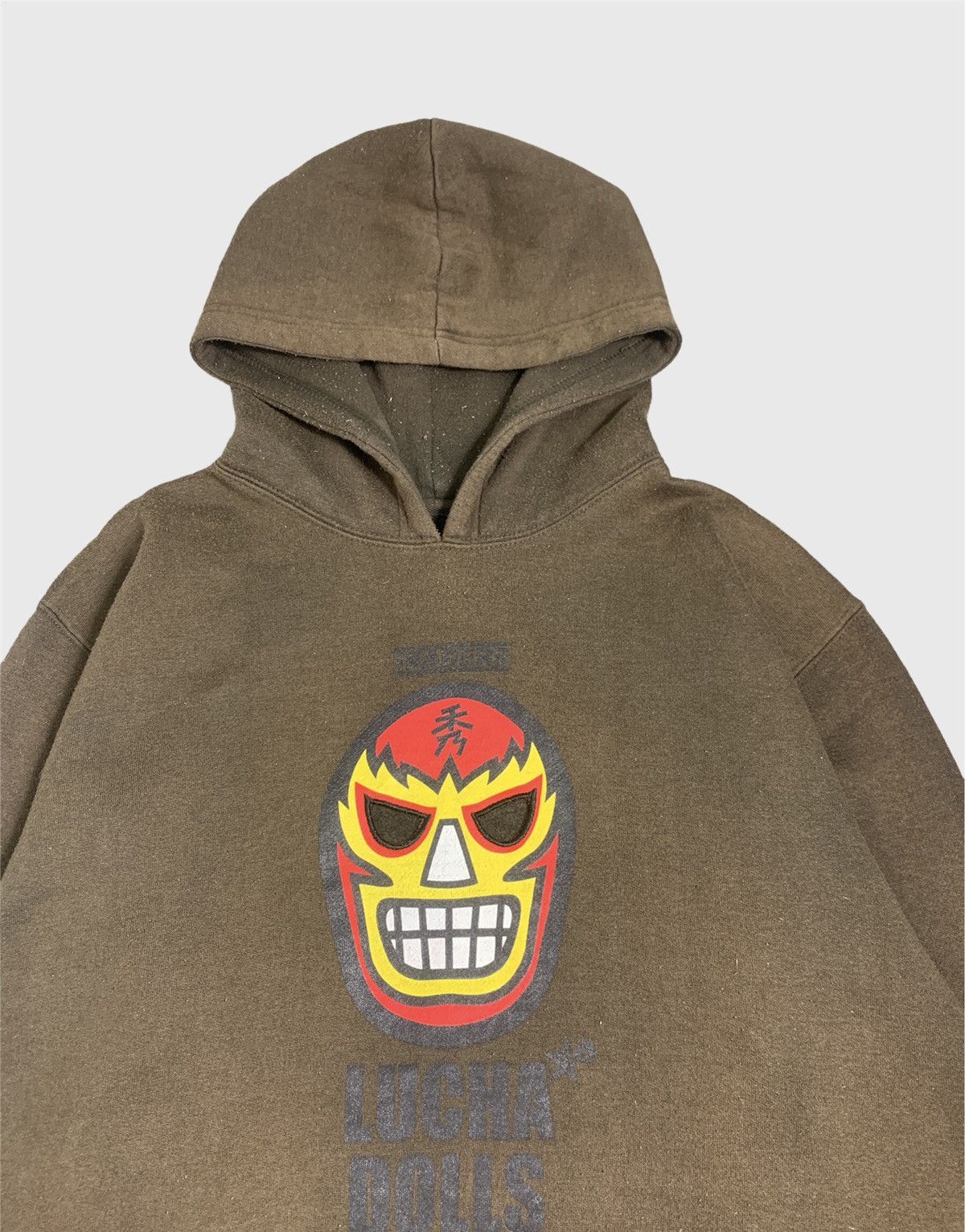 Japanese Brand × Vintage Vintage Raiders Lucha Dolls Mexican Wrestler Hoodie Size US L / EU 52-54 / 3 - 4 Thumbnail
