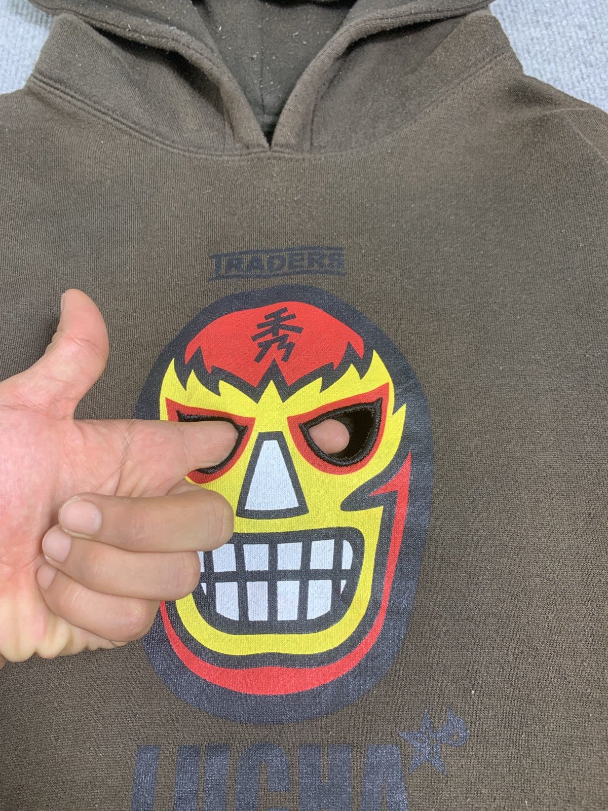Japanese Brand × Vintage Vintage Raiders Lucha Dolls Mexican Wrestler Hoodie Size US L / EU 52-54 / 3 - 5 Thumbnail