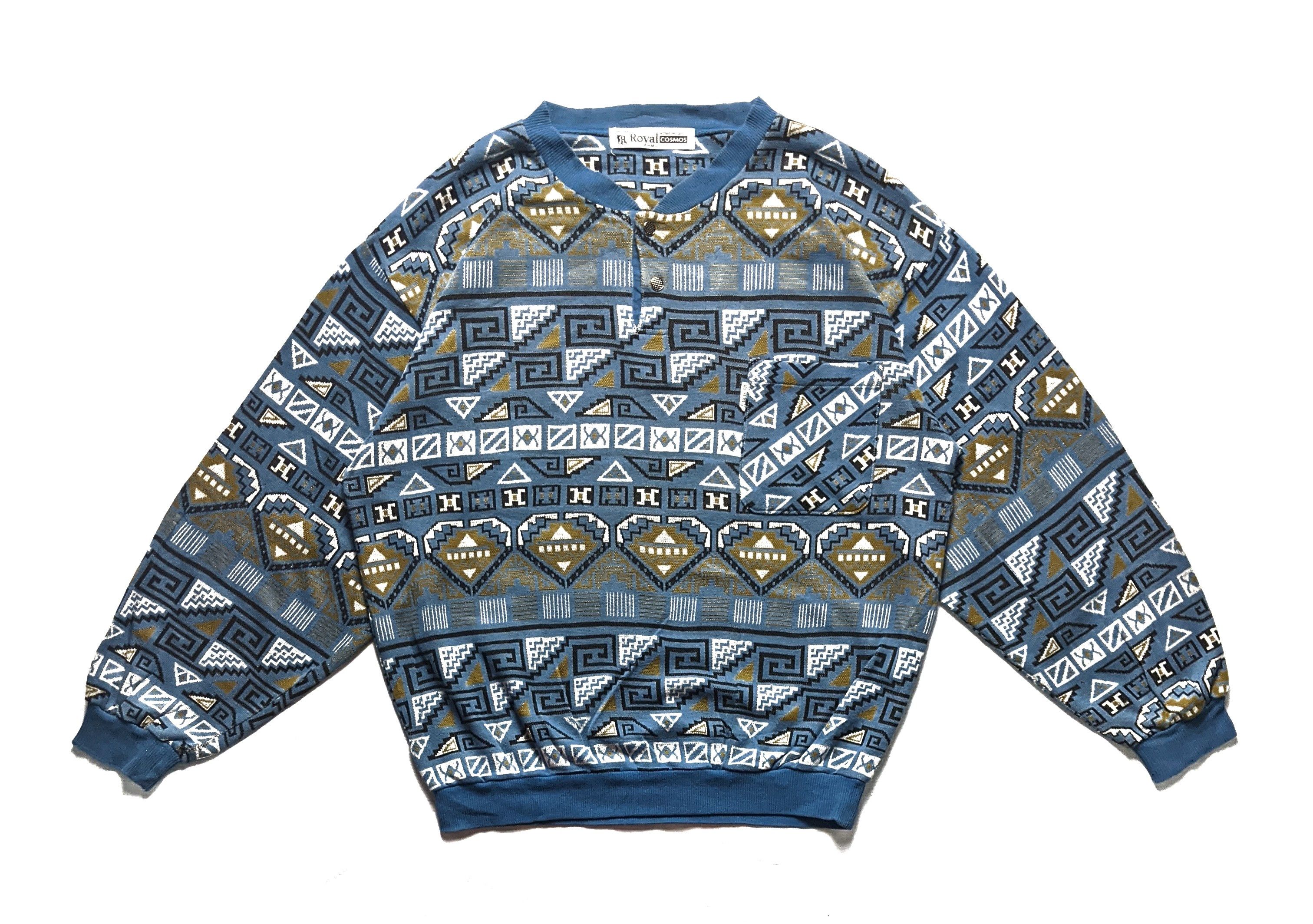Japanese Brand × Vintage Vintage Royal Cosmos Retro Motives Sweatshirt Size US M / EU 48-50 / 2 - 1 Thumbnail