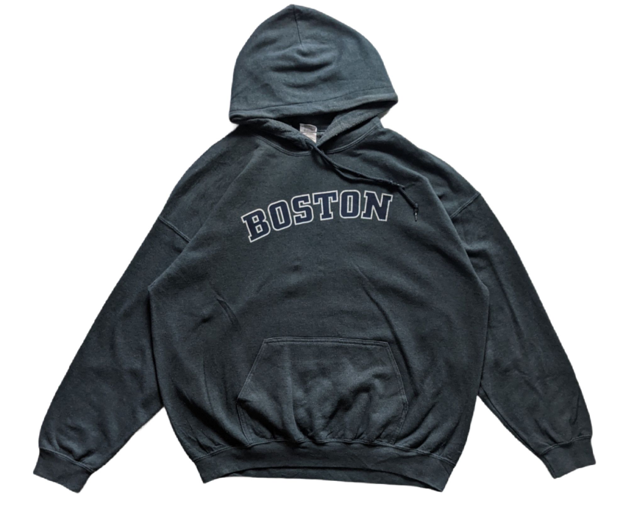 Vintage Vintage Y2K Boston Hoodie Size US XL / EU 56 / 4 - 1 Thumbnail