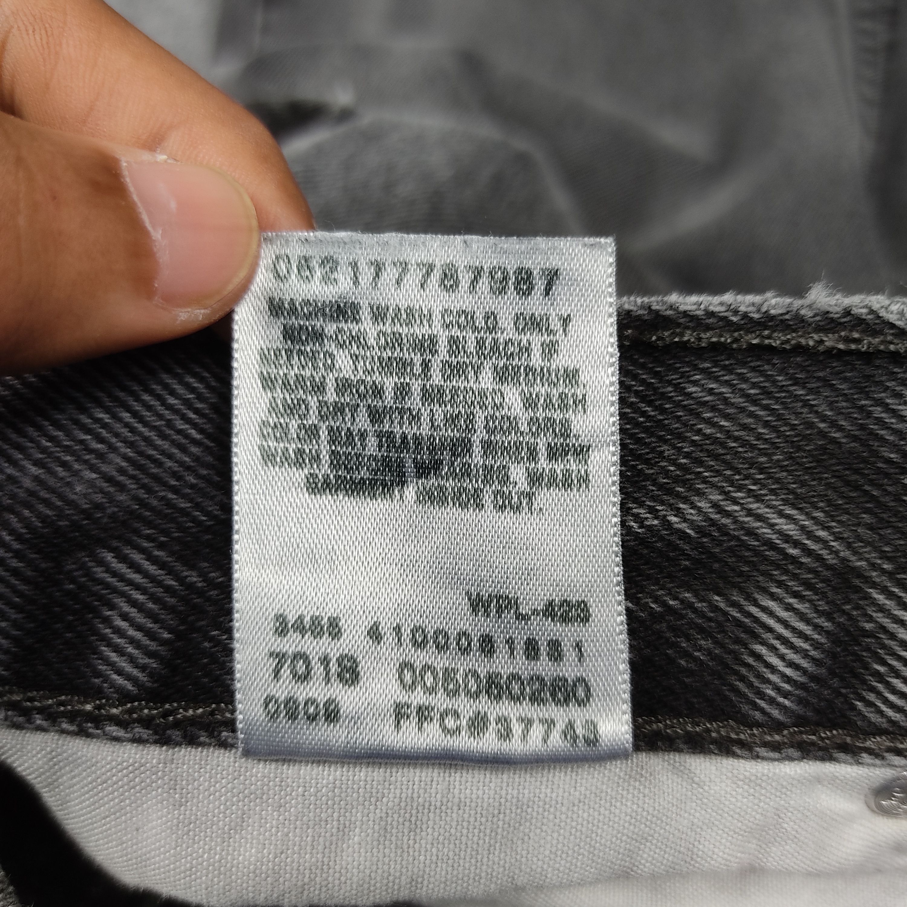 Levi's × Vintage Vintage Levis 505 Faded Black Jeans Regular Fit Size US 32 / EU 48 - 12 Thumbnail
