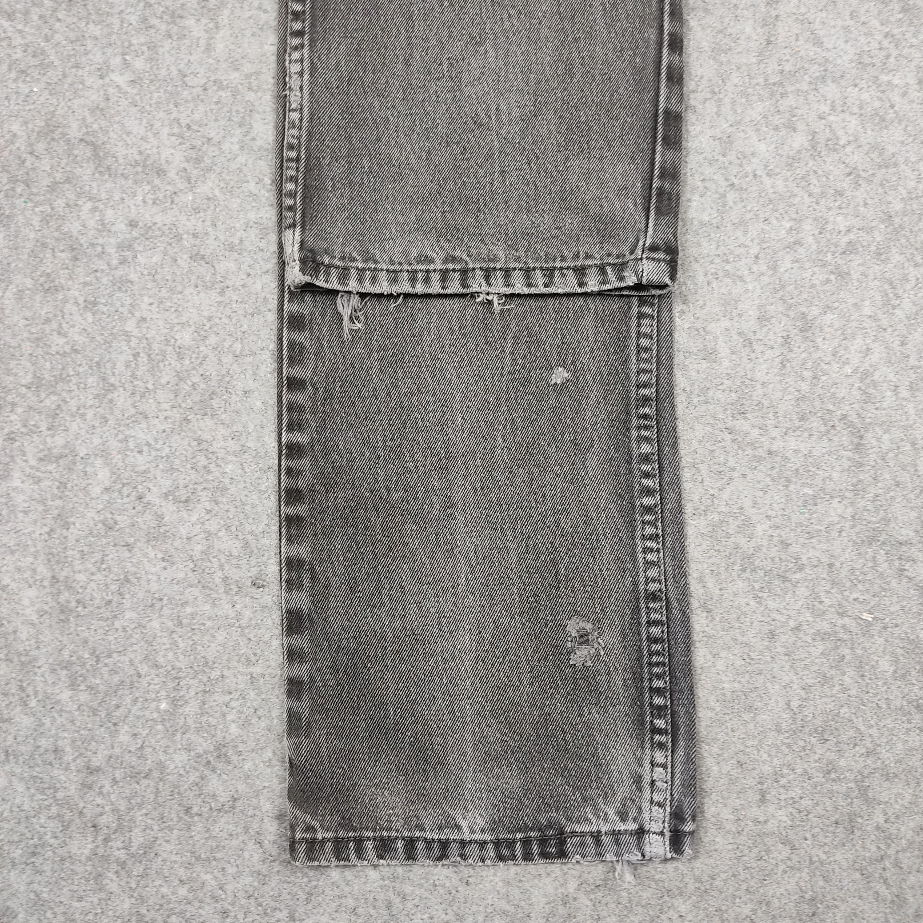 Levi's × Vintage Vintage Levis 505 Faded Black Jeans Regular Fit Size US 32 / EU 48 - 4 Thumbnail