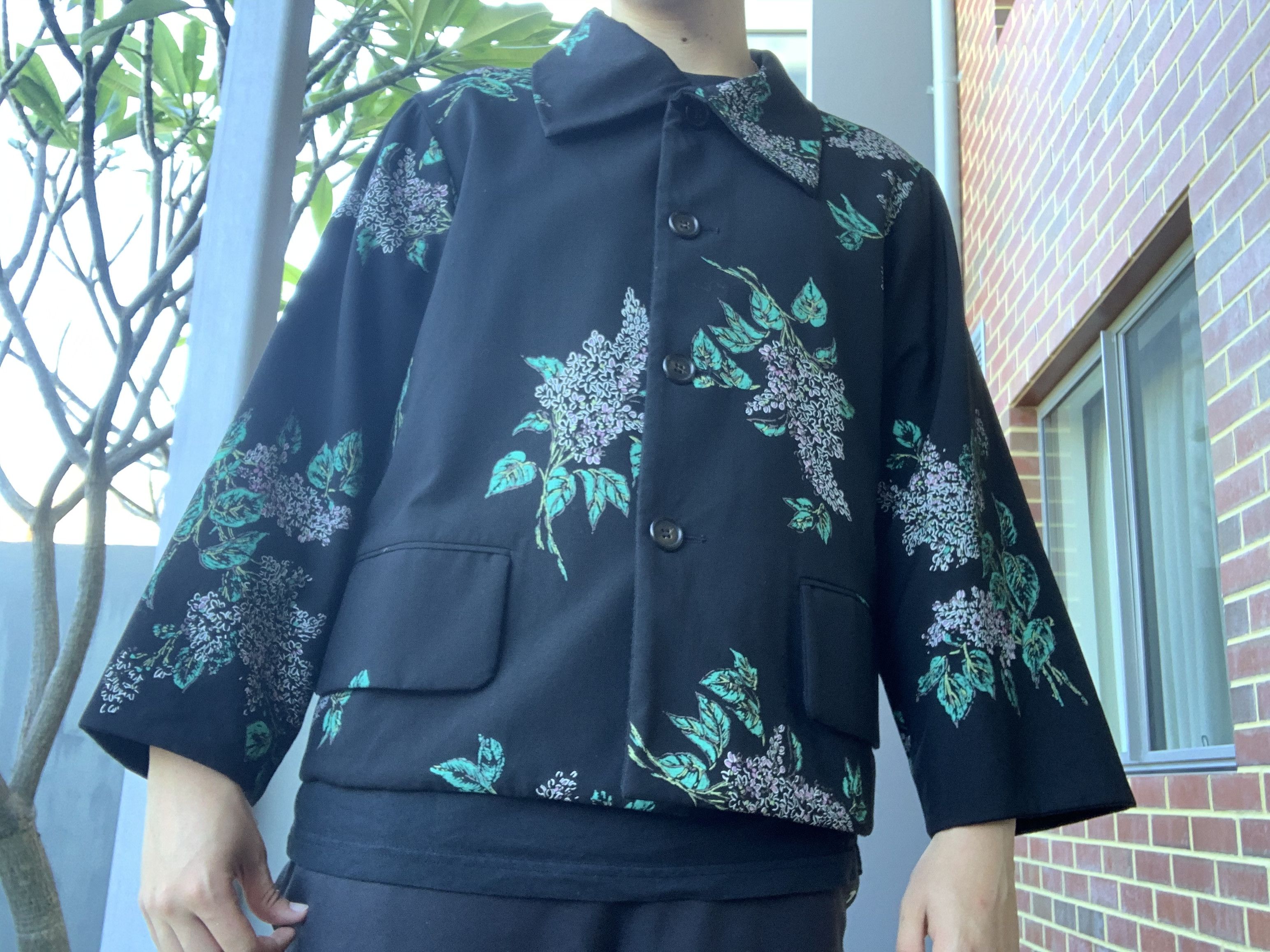 Comme des Garcons Early 2000s Comme Des Garcons Floral Jacket Size US M / EU 48-50 / 2 - 3 Thumbnail