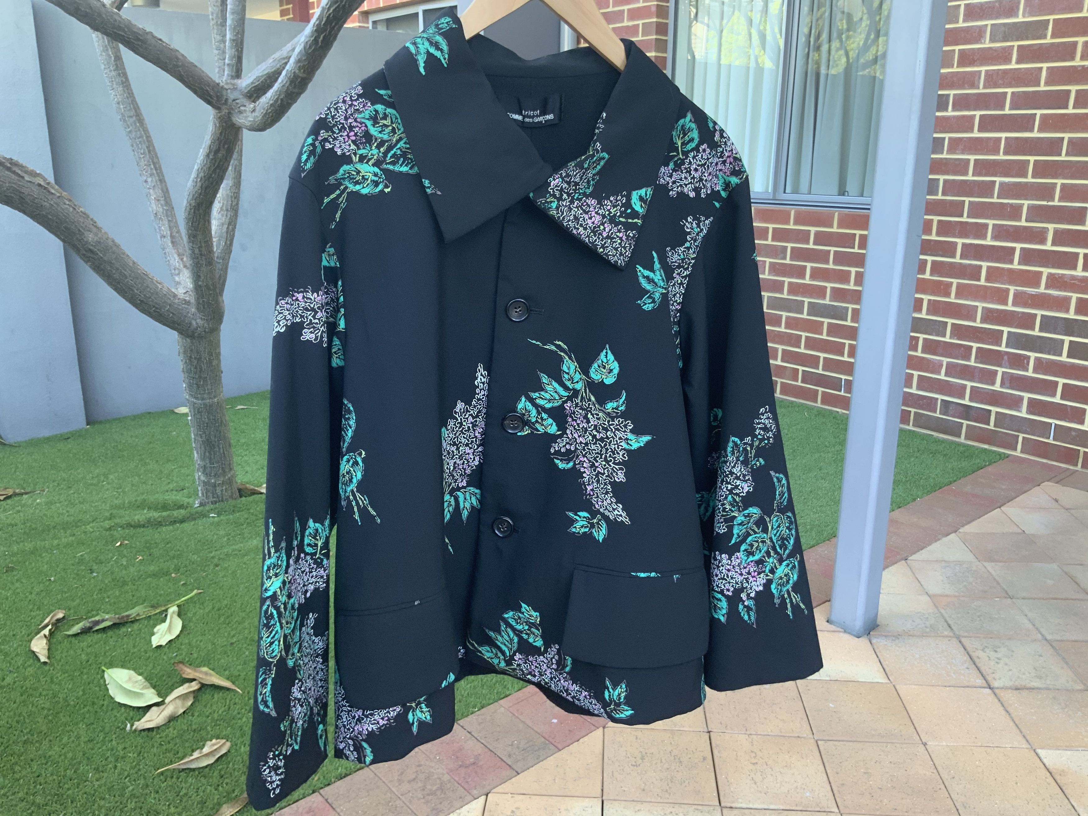 Comme des Garcons Early 2000s Comme Des Garcons Floral Jacket Size US M / EU 48-50 / 2 - 1 Thumbnail
