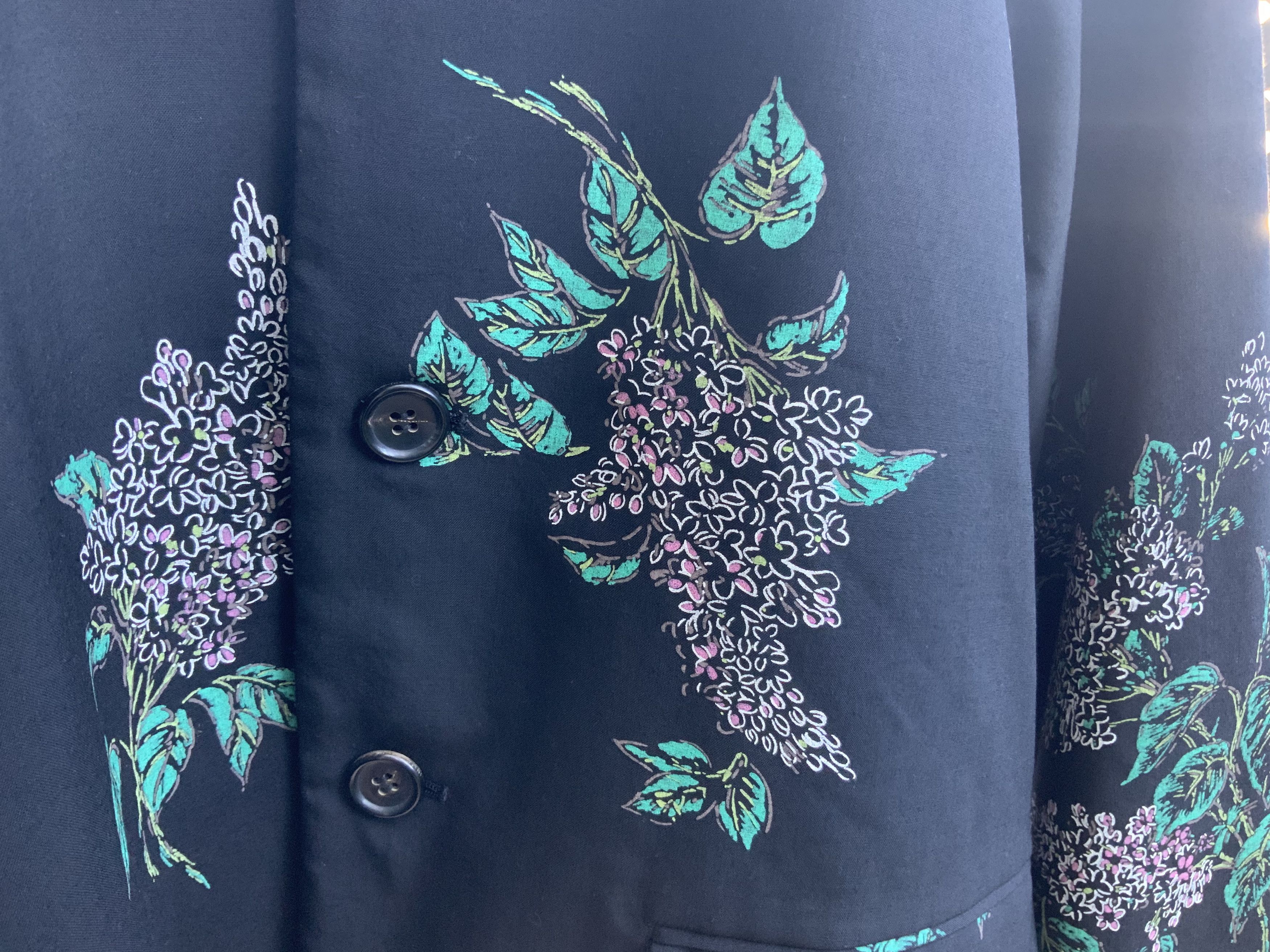 Comme des Garcons Early 2000s Comme Des Garcons Floral Jacket Size US M / EU 48-50 / 2 - 4 Thumbnail