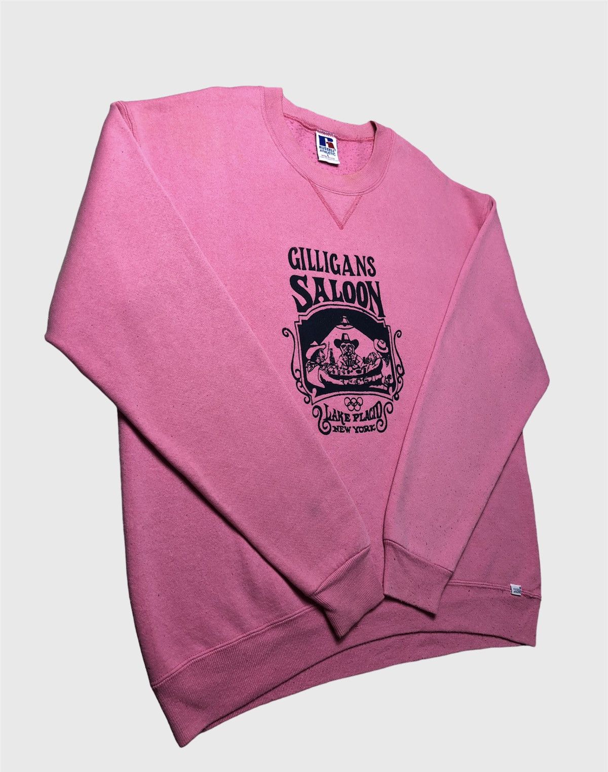 Russell Athletic × Vintage Vintage 90s Russell Athletic Sweatshirt Size US L / EU 52-54 / 3 - 2 Thumbnail