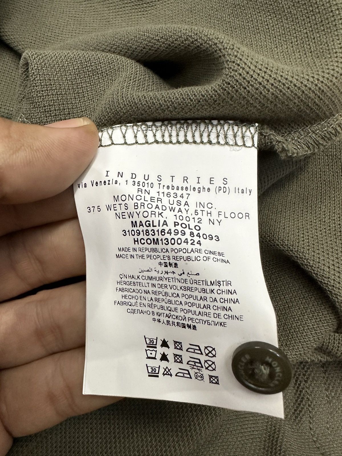 Moncler Moncler Maglia Polo Tee T175 Size US M / EU 48-50 / 2 - 8 Thumbnail