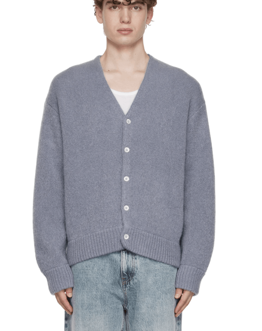 SECOND/LAYER SSENSE Exclusive Purple Servizi Cardigan