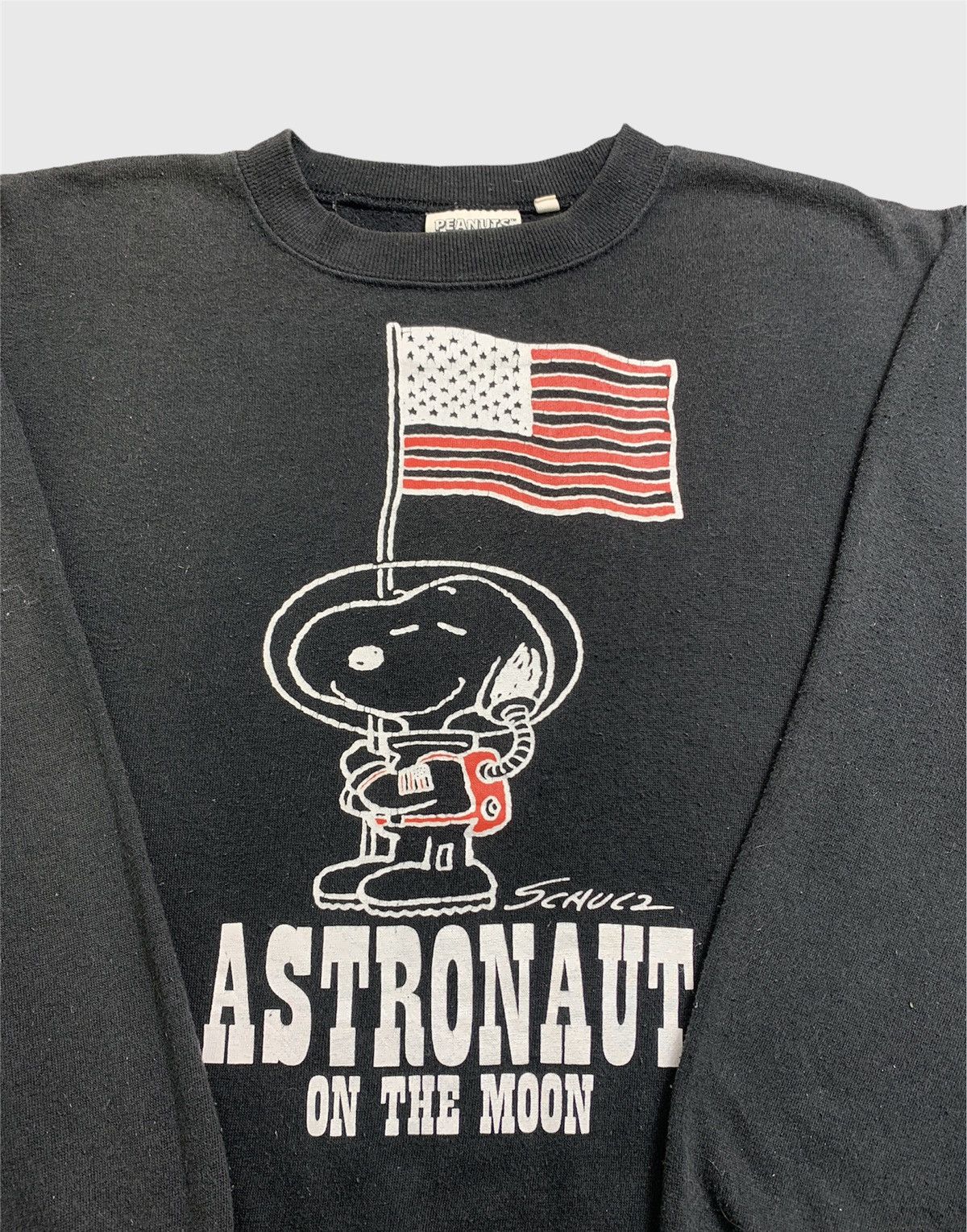 Japanese Brand × Peanuts Vintage Peanuts Astronaut Snoopy Crewneck Sweatshirt Size US M / EU 48-50 / 2 - 4 Thumbnail