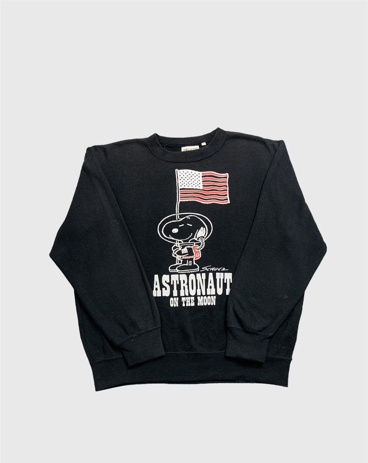 Japanese Brand × Peanuts Vintage Peanuts Astronaut Snoopy Crewneck Sweatshirt Size US M / EU 48-50 / 2 - 1 Thumbnail