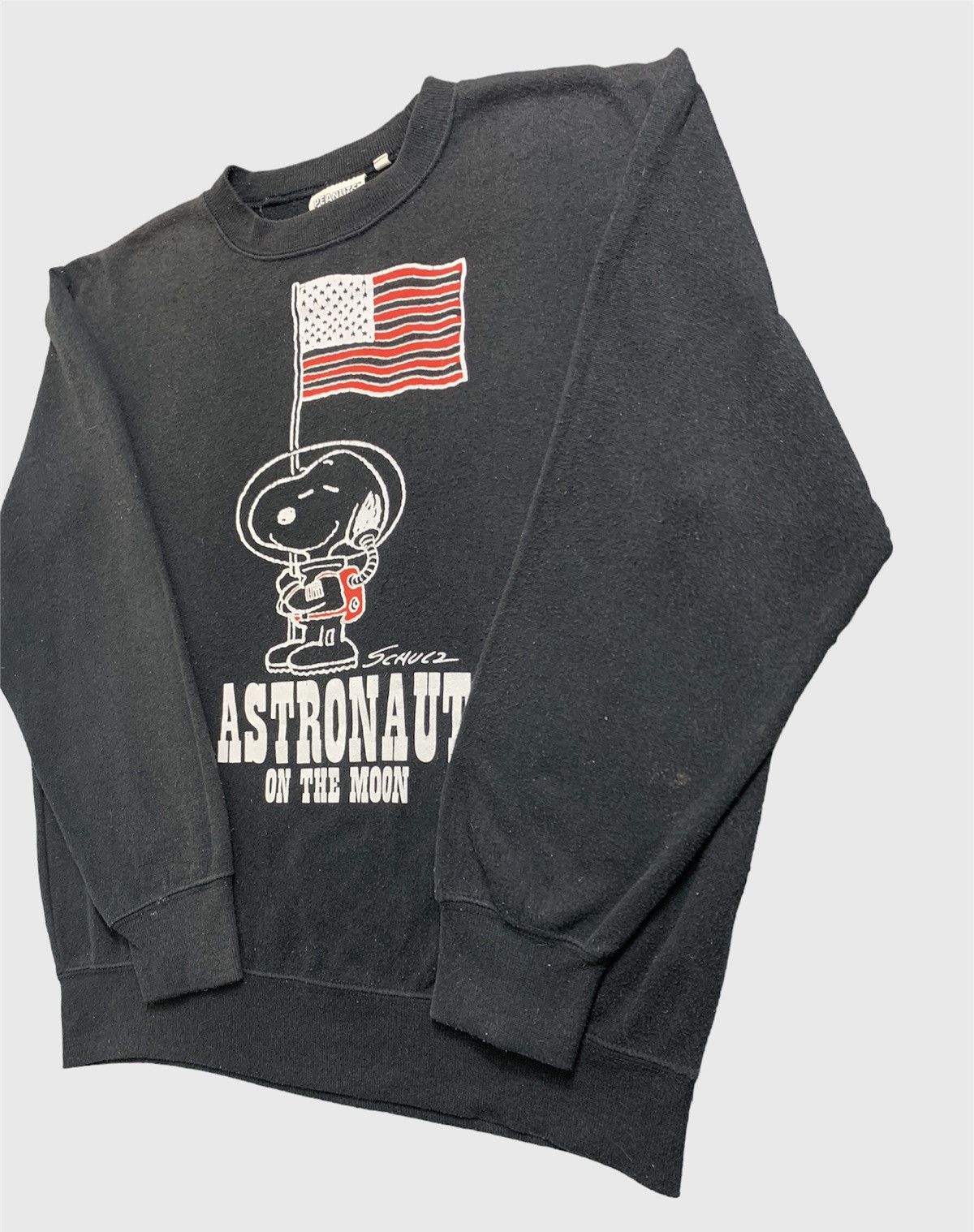 Japanese Brand × Peanuts Vintage Peanuts Astronaut Snoopy Crewneck Sweatshirt Size US M / EU 48-50 / 2 - 3 Thumbnail