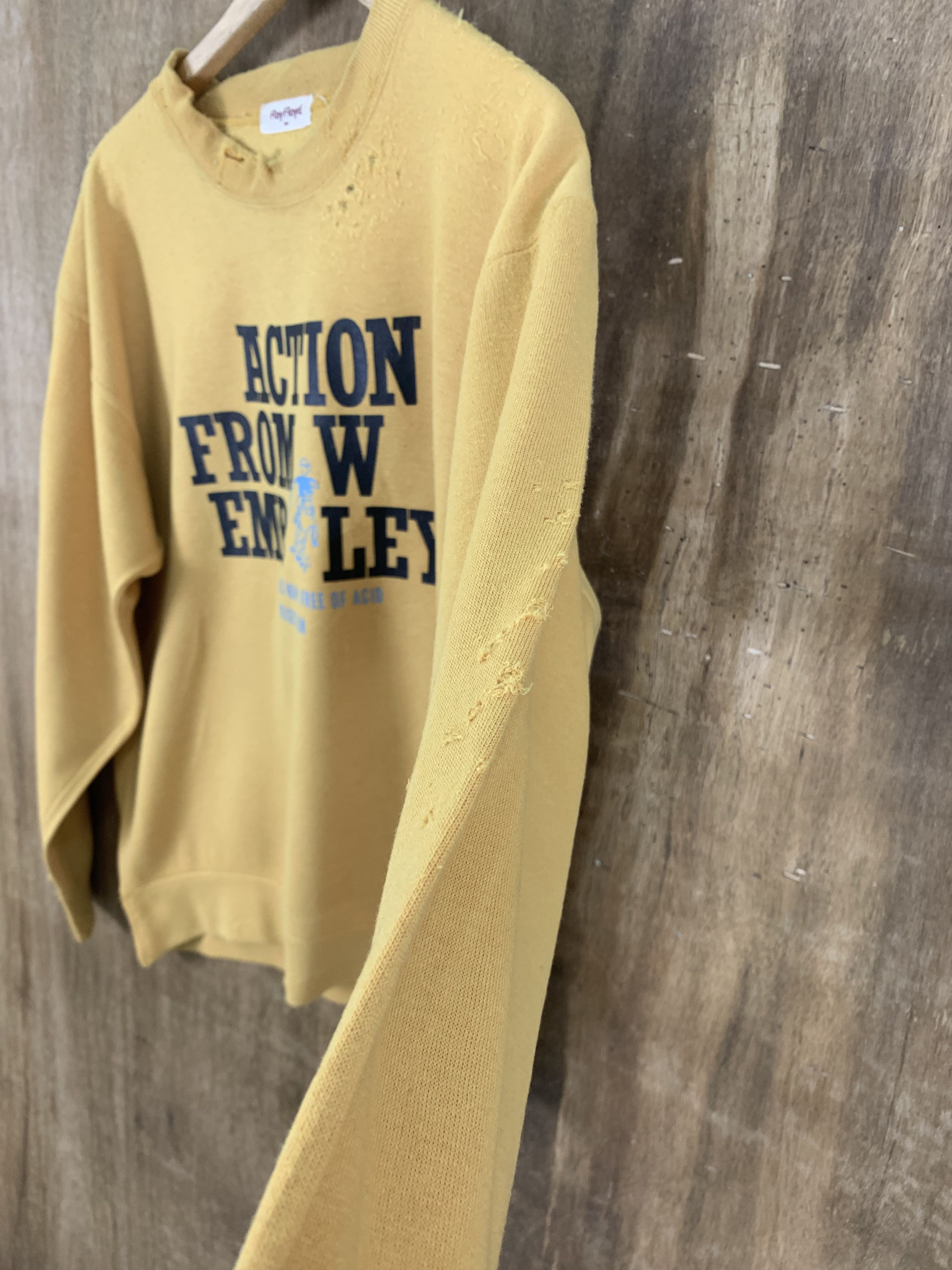 Japanese Brand Ray Floyd Sweatshirts Distressed Yellow Vintage Size US M / EU 48-50 / 2 - 11 Thumbnail