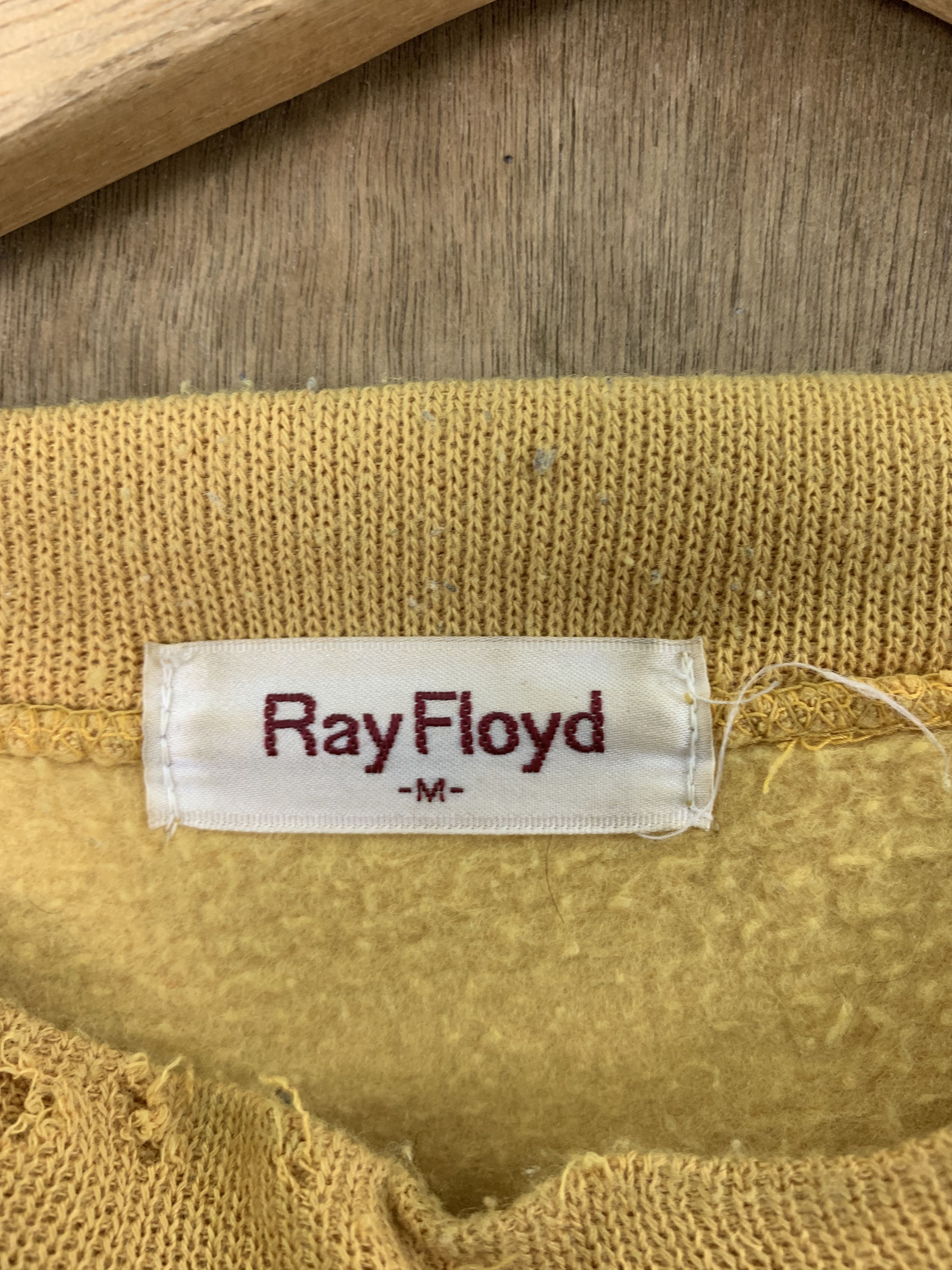 Japanese Brand Ray Floyd Sweatshirts Distressed Yellow Vintage Size US M / EU 48-50 / 2 - 8 Thumbnail