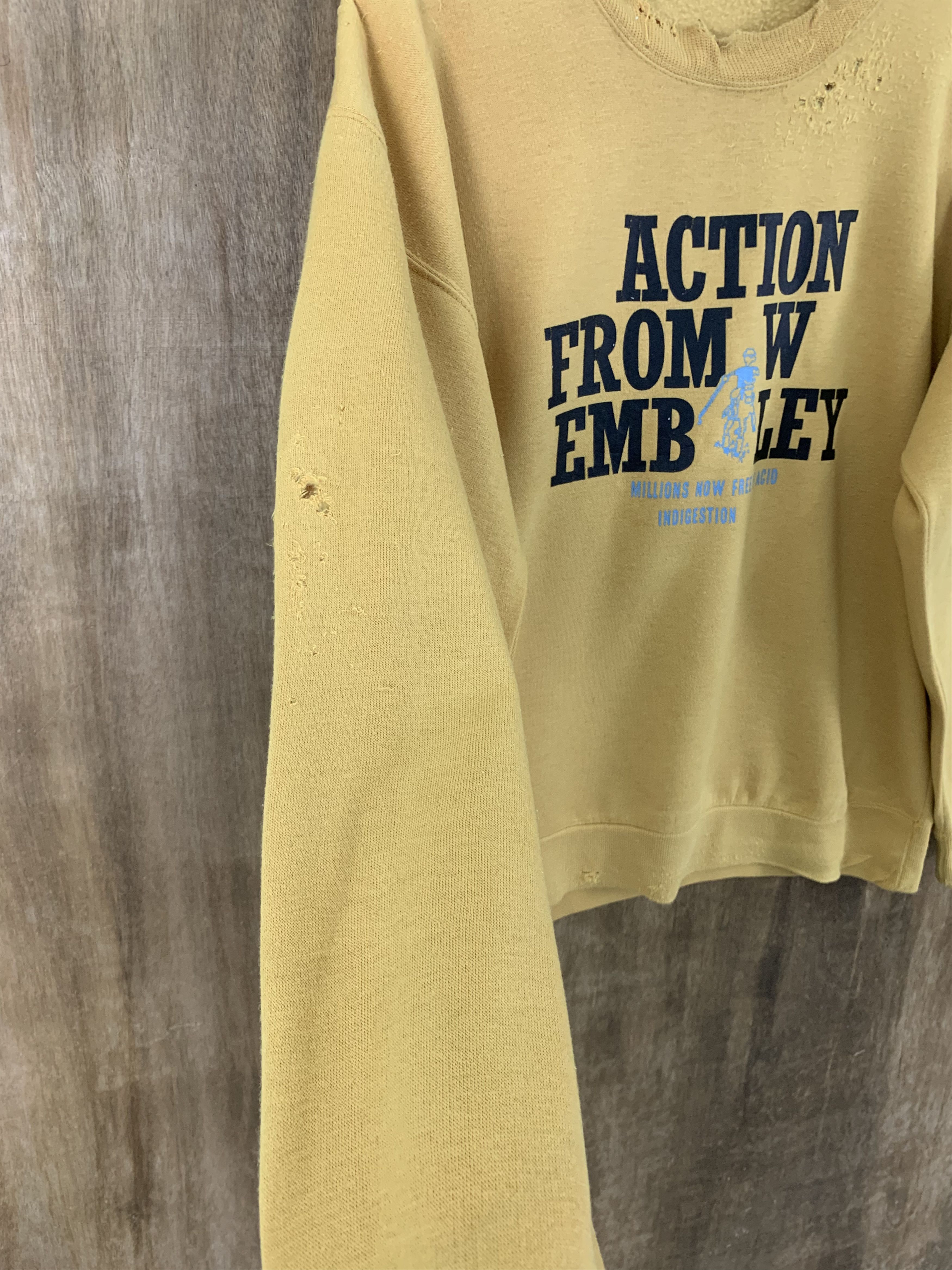 Japanese Brand Ray Floyd Sweatshirts Distressed Yellow Vintage Size US M / EU 48-50 / 2 - 10 Thumbnail