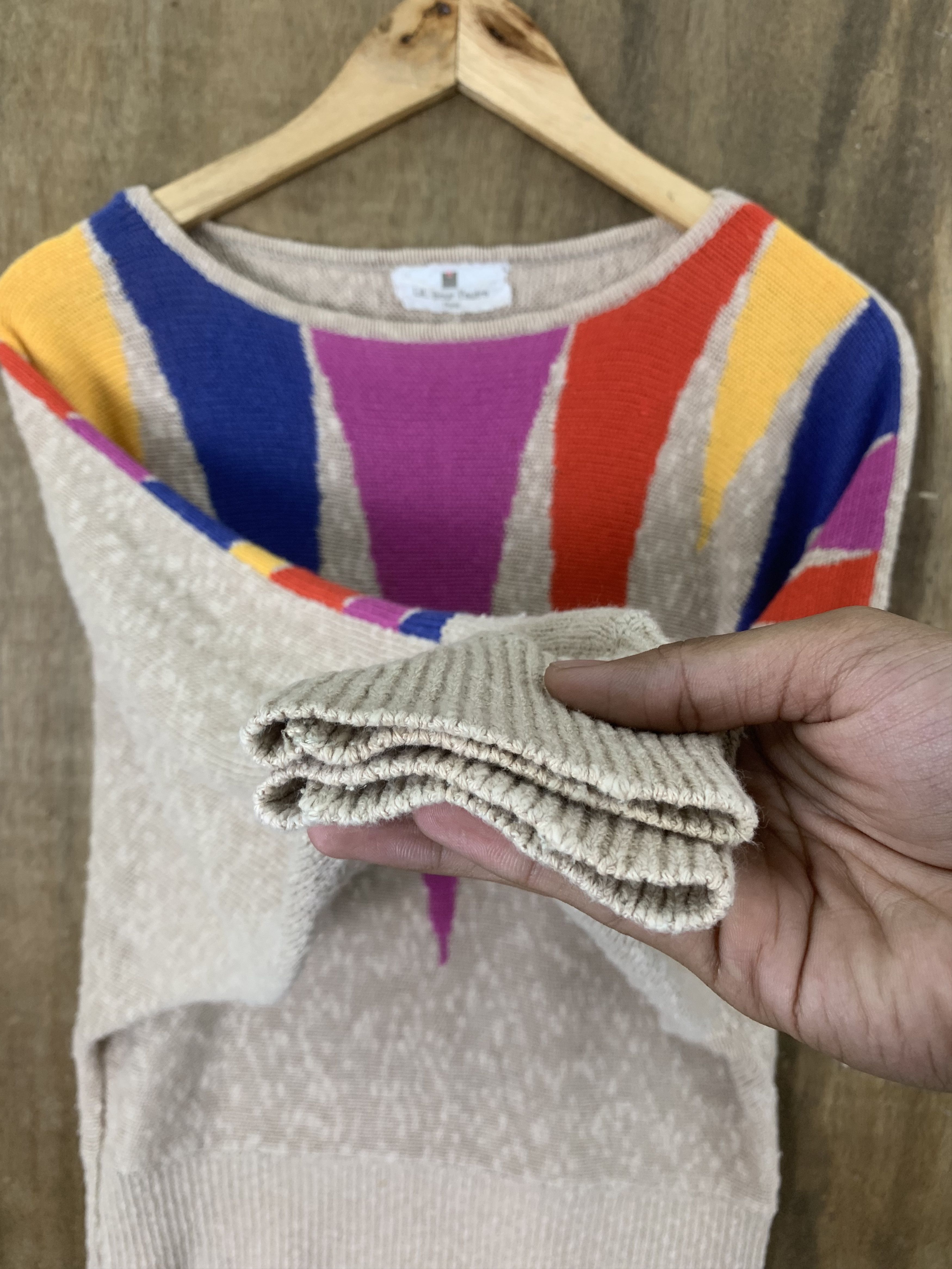 Aran Isles Knitwear Knitwear Ballon Multicolour Japanese Branded Like Coogi Size M / US 6-8 / IT 42-44 - 9 Thumbnail