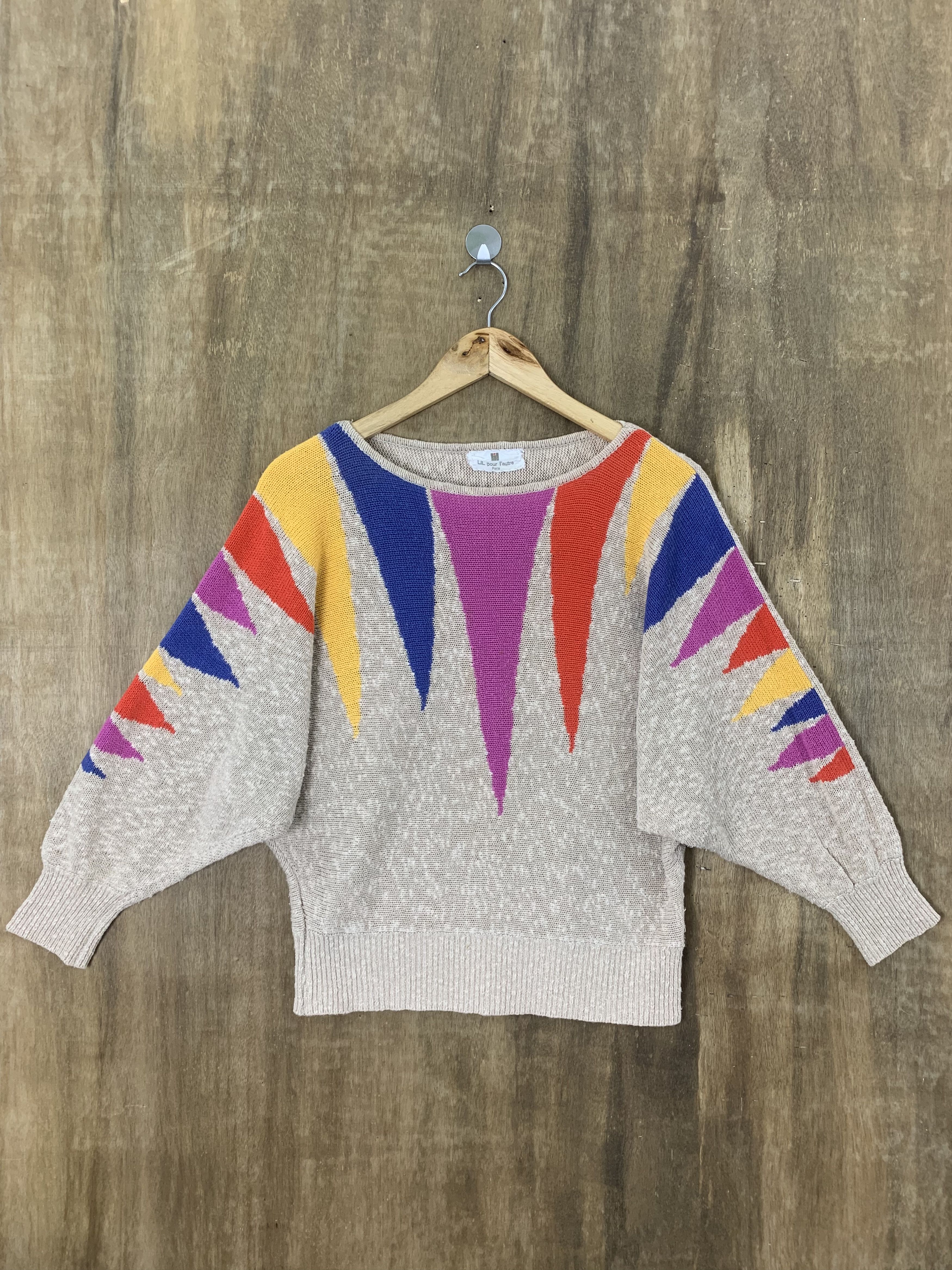Aran Isles Knitwear Knitwear Ballon Multicolour Japanese Branded Like Coogi Size M / US 6-8 / IT 42-44 - 1 Thumbnail