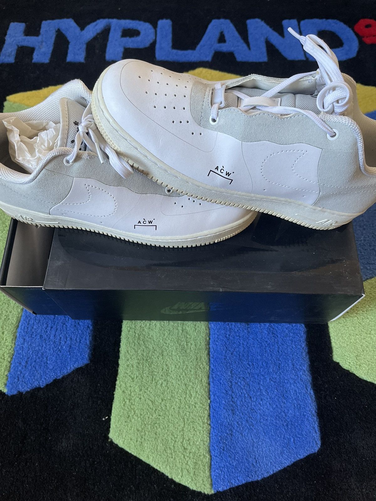 A-COLD-WALL* × Nike NIKE AIR FORCE 1 ‘07 - A COLD WALL WHITE Size US 10.5 / EU 43-44 - 2 Thumbnail