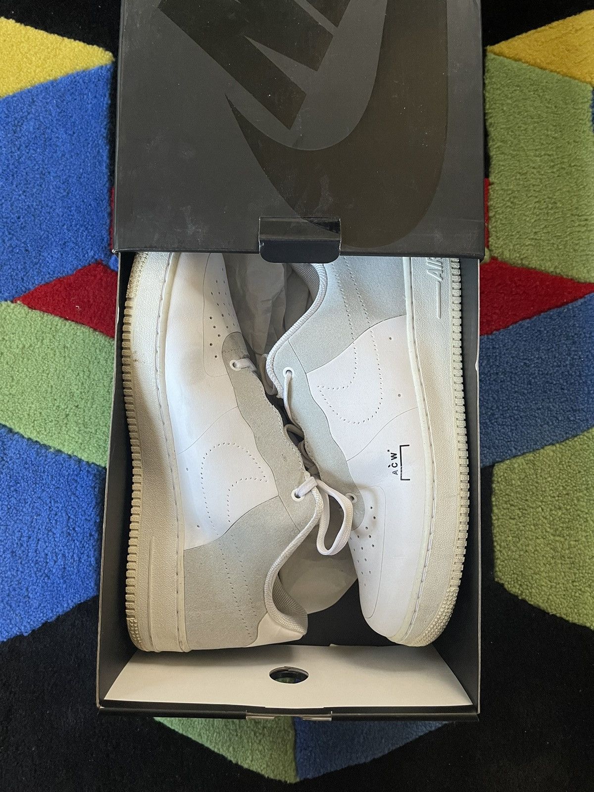 A-COLD-WALL* × Nike NIKE AIR FORCE 1 ‘07 - A COLD WALL WHITE Size US 10.5 / EU 43-44 - 10 Thumbnail