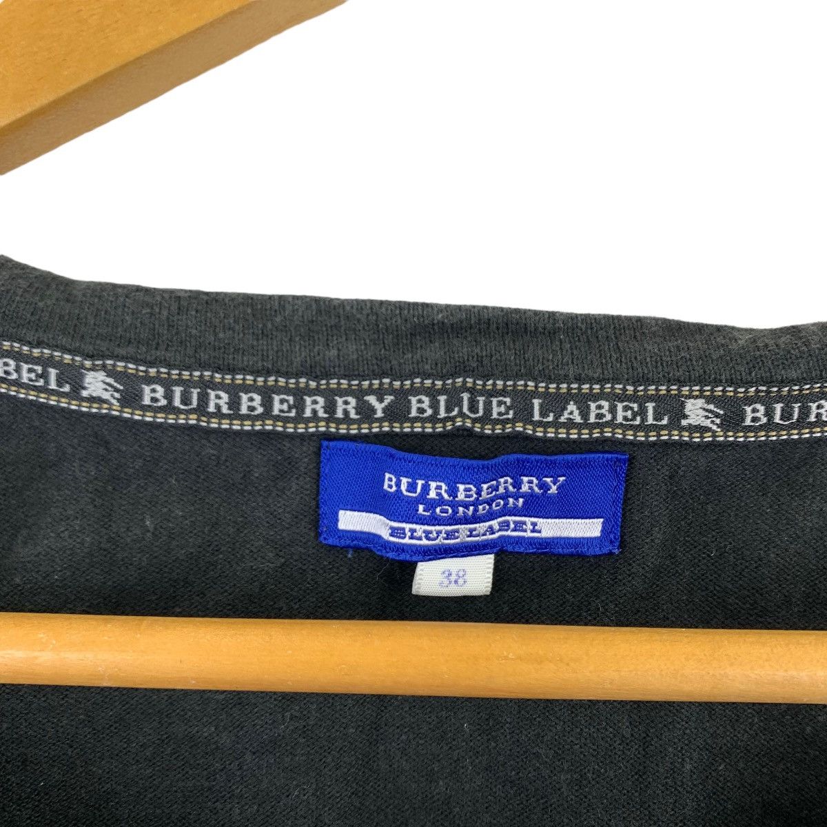 Burberry Vintage BURBERRYS LONDON BLUE Label Stripes Logo Print Size S / US 4 / IT 40 - 3 Thumbnail