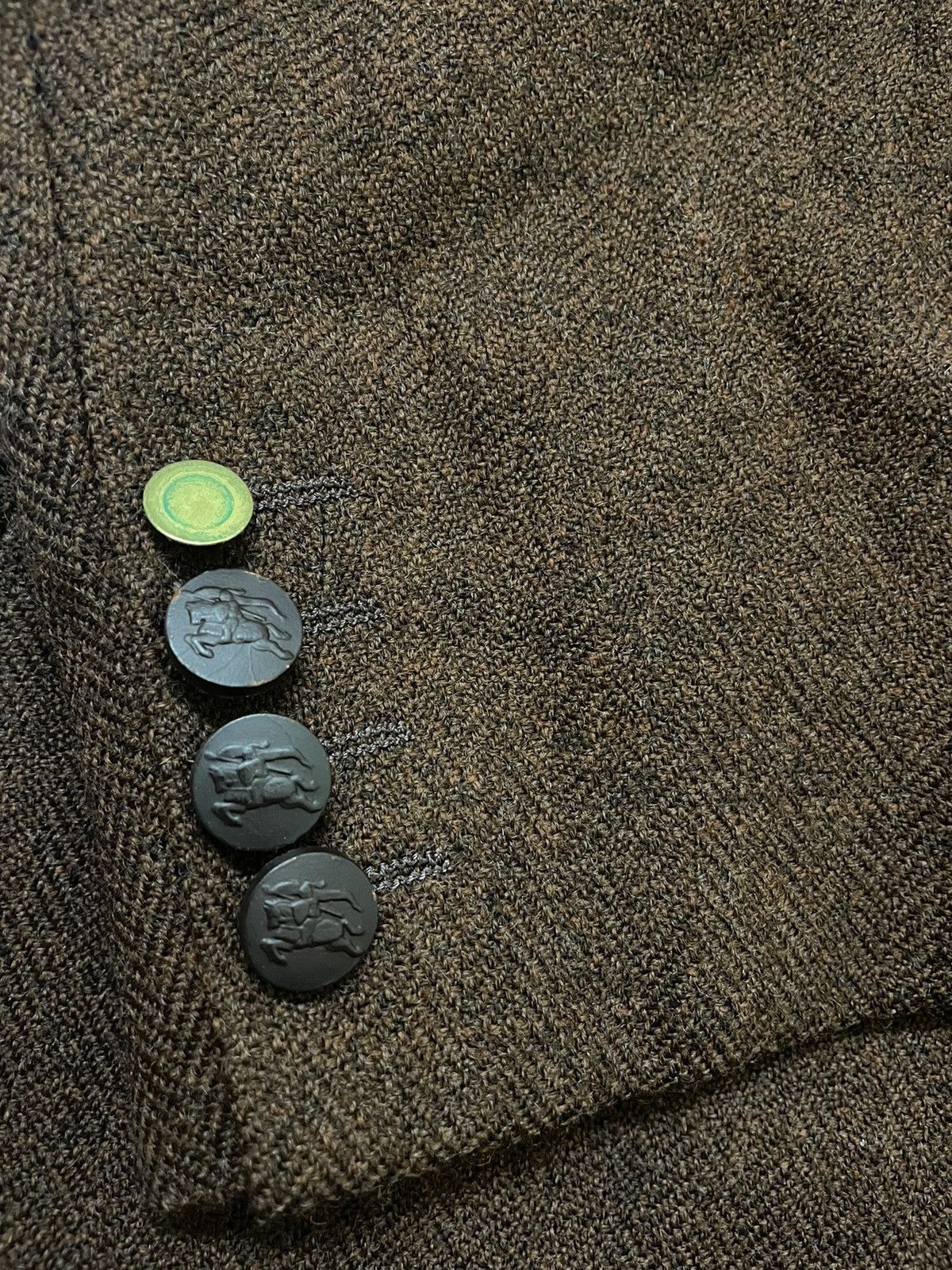 Burberry × Vintage Vintage Burberry Blazer Size 40R - 7 Thumbnail
