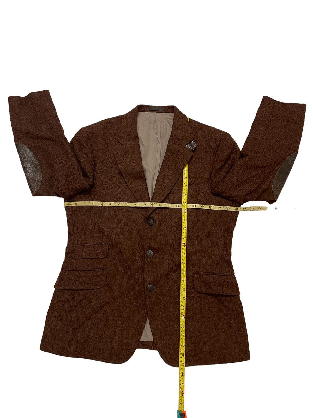 Burberry × Vintage Vintage Burberry Blazer Size 40R - 4 Thumbnail