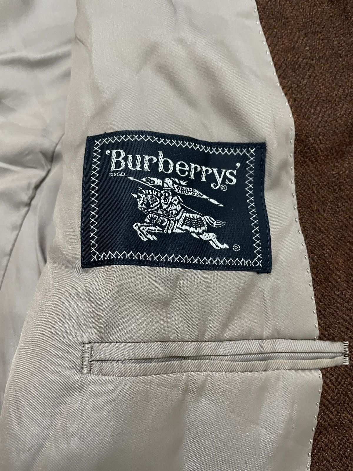 Burberry × Vintage Vintage Burberry Blazer Size 40R - 9 Thumbnail