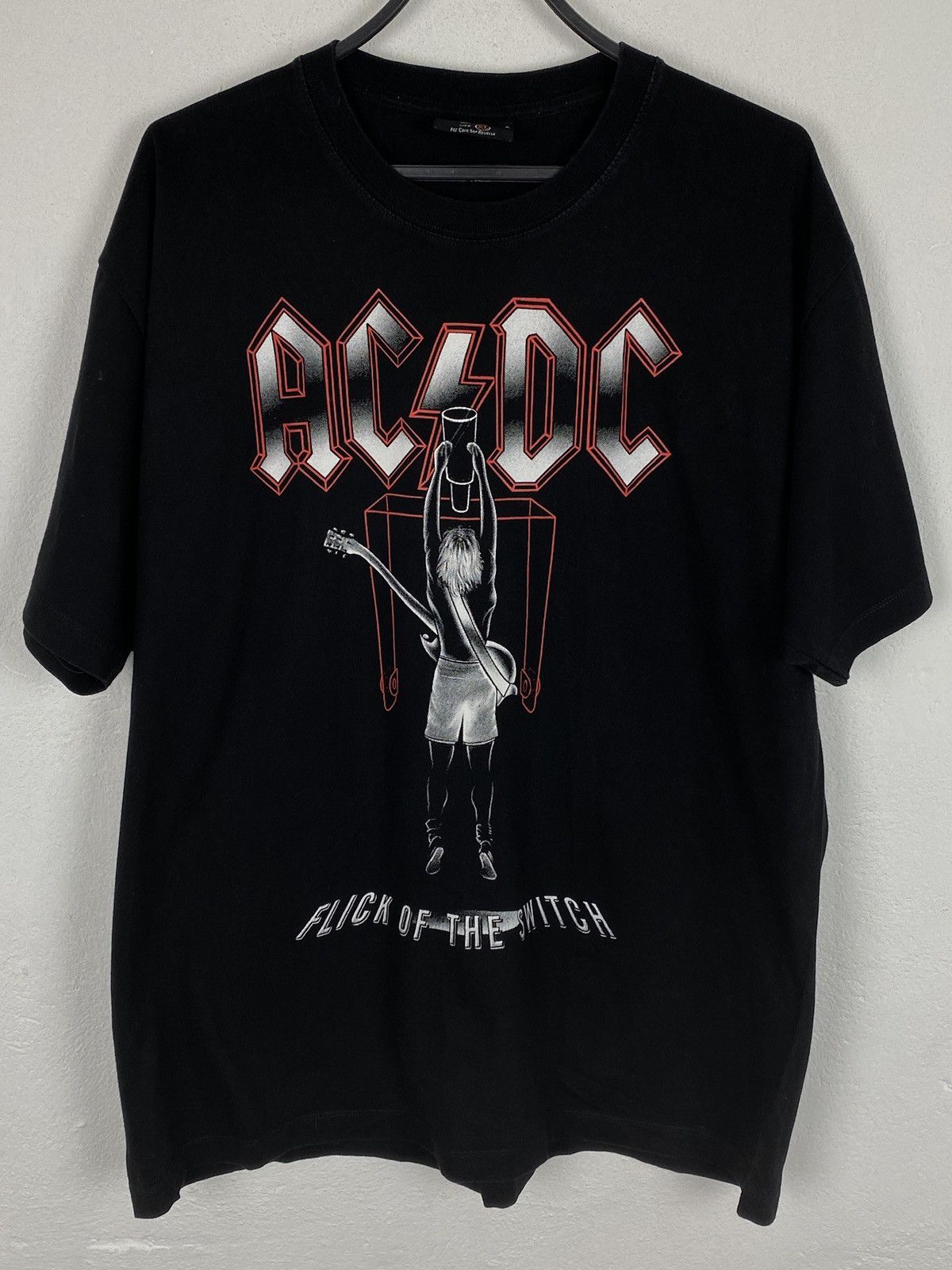 Vintage 90s Vintage AC/DC Flick Of The Switch 1983 Album T-Shirt | Grailed