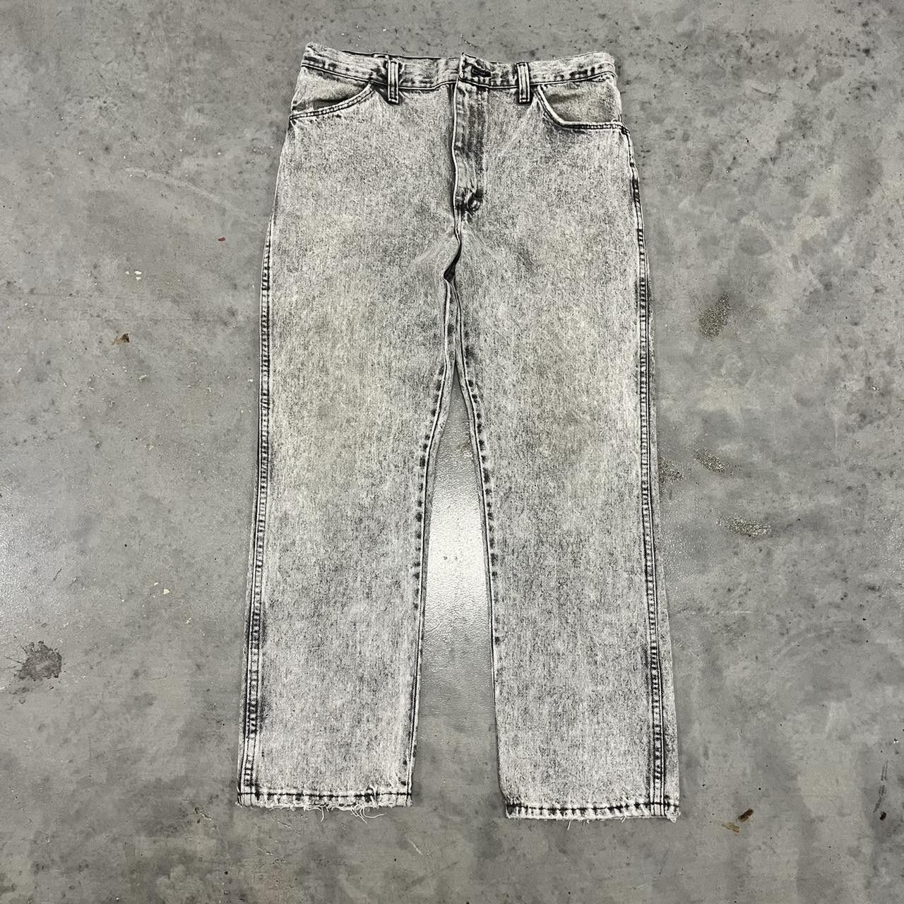 1990s Rustler Black Acid Wash Jeans main image 0