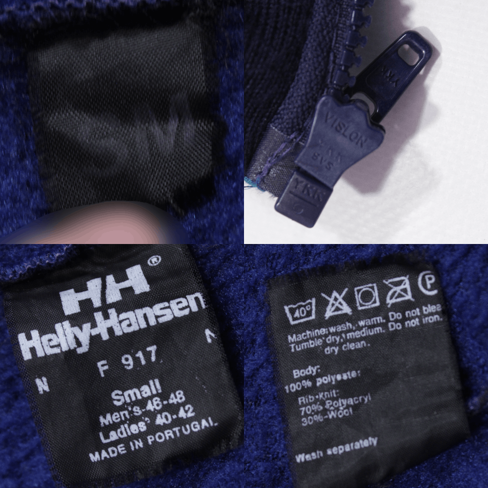Helly Hansen 90S Logo Fluffy Fleece Vintage Size US S / EU 44-46 / 1 - 7 Thumbnail