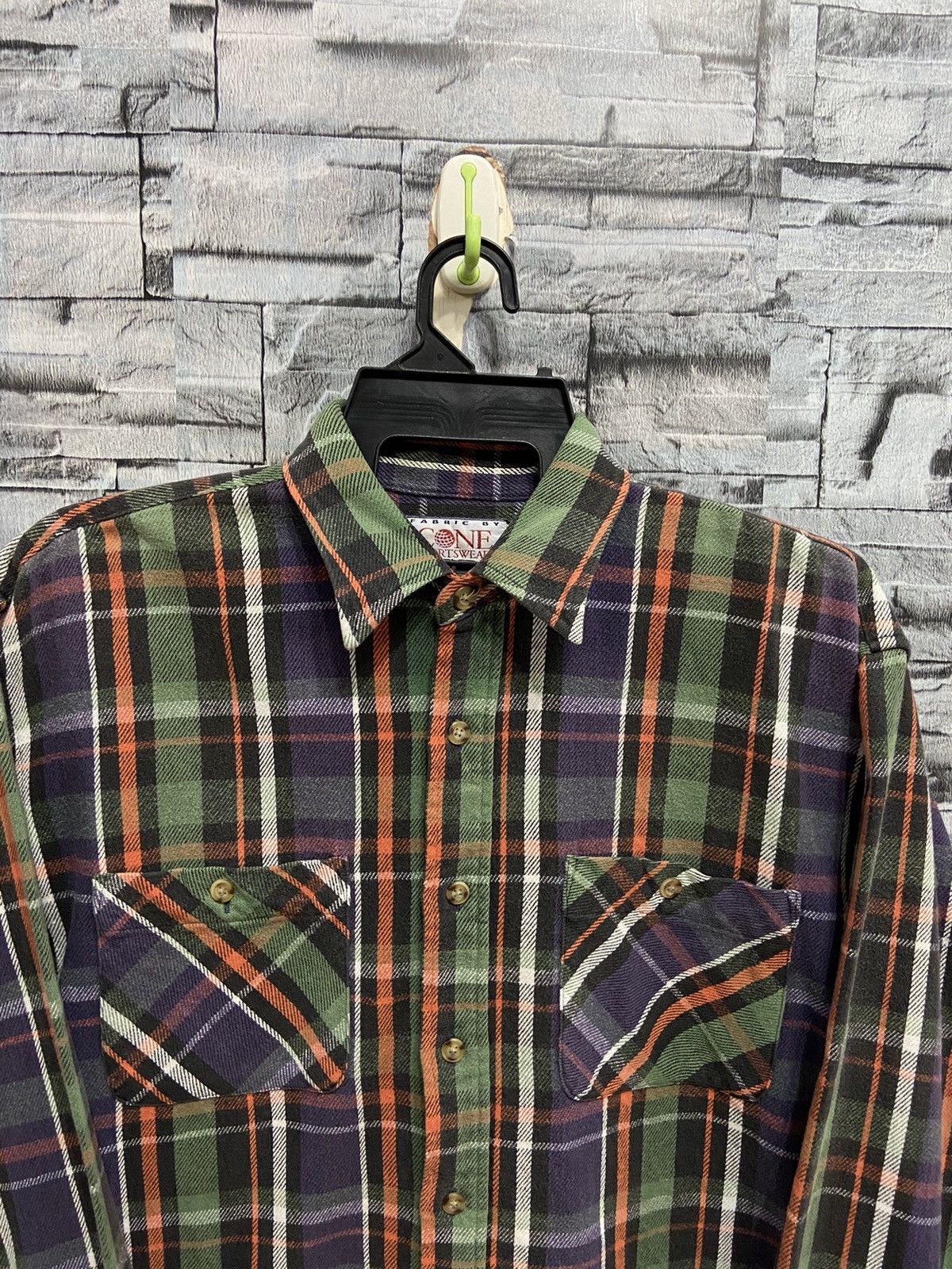 Flannel Vintage Cone Sportswear Flannel Double Pocket workwear Size US M / EU 48-50 / 2 - 2 Thumbnail