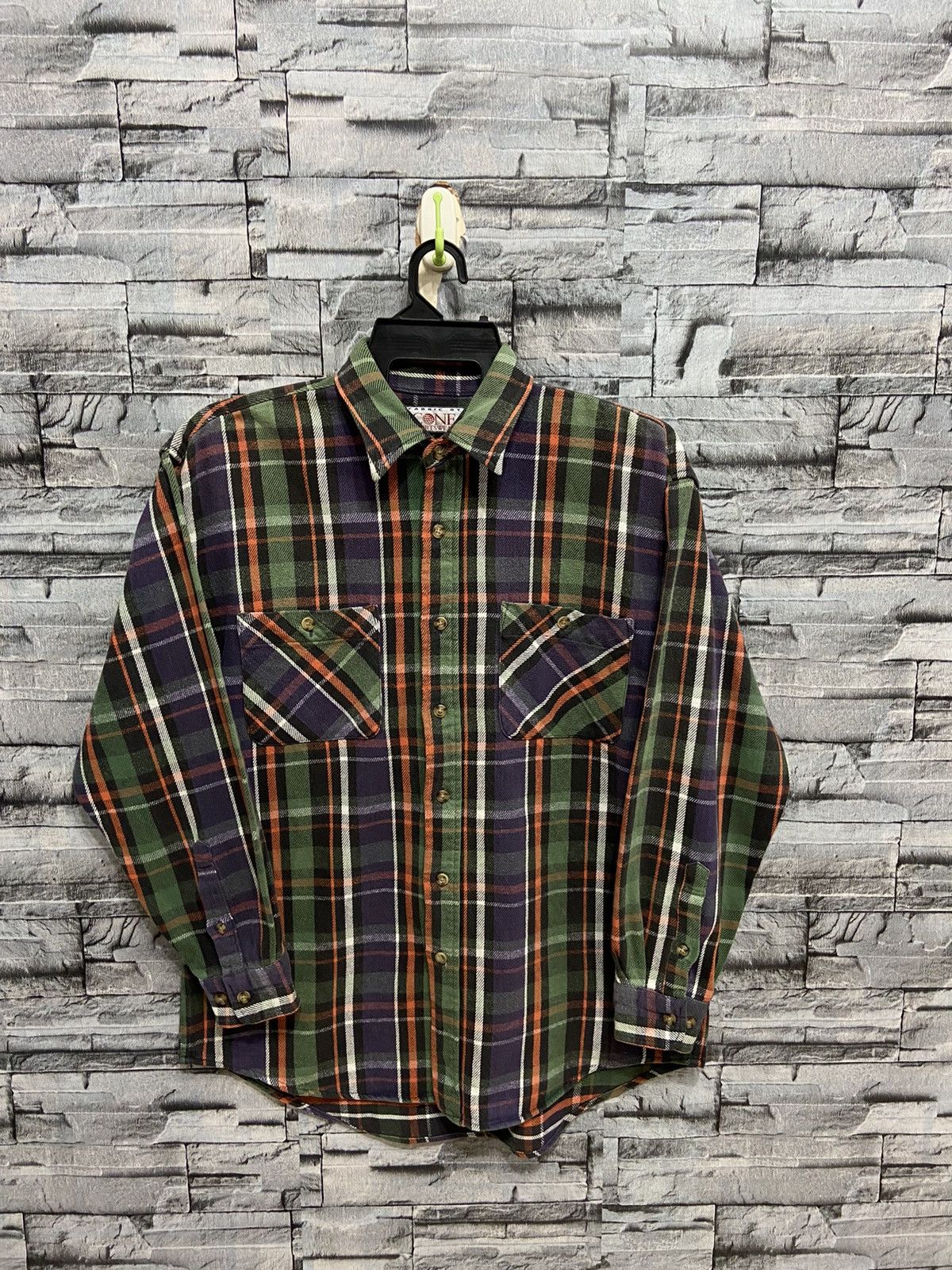 Flannel Vintage Cone Sportswear Flannel Double Pocket workwear Size US M / EU 48-50 / 2 - 1 Thumbnail