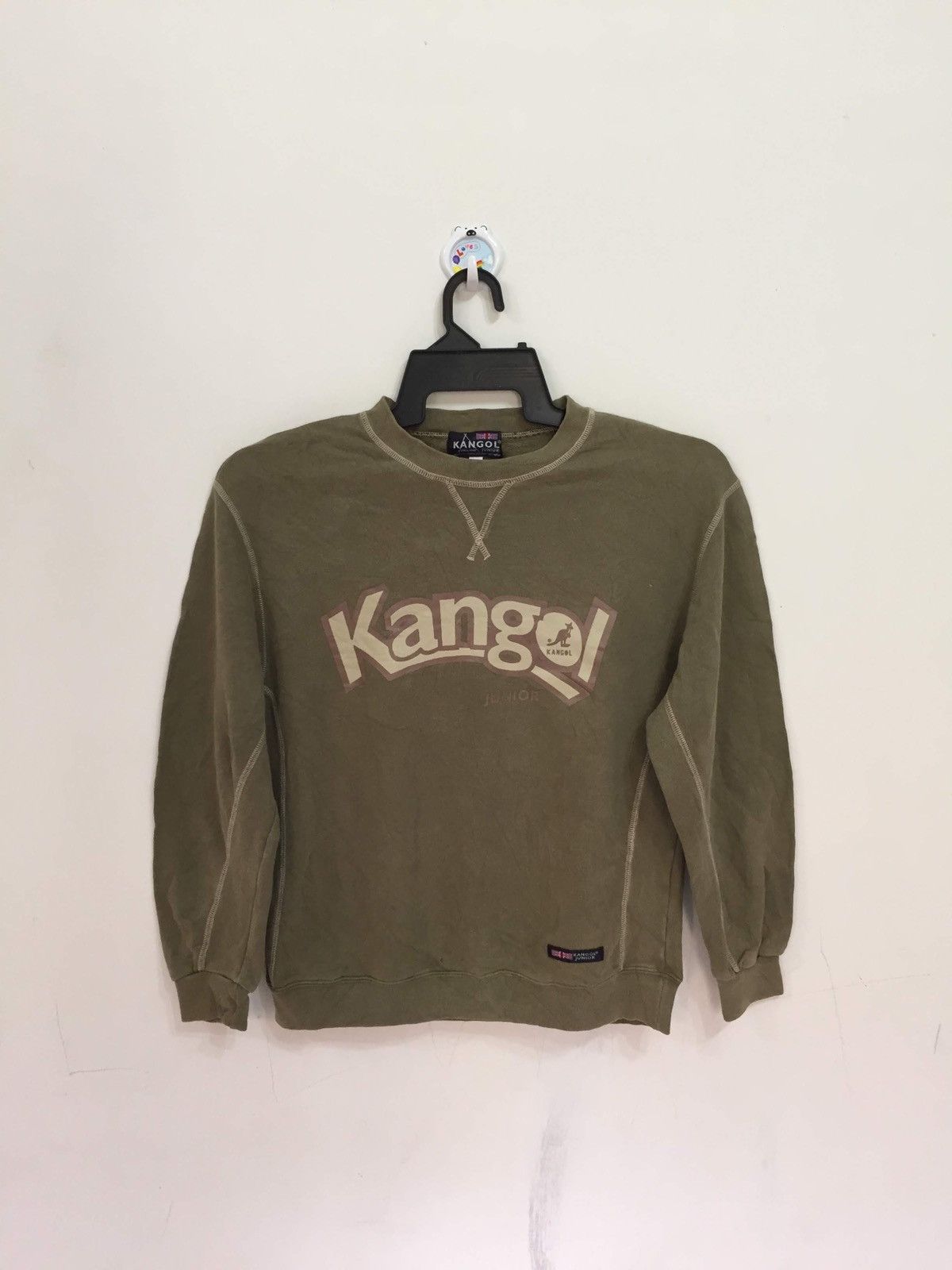 Kangol Vintage KANGOL sweatshirt big logo spellout size 150 kid Size US S / EU 44-46 / 1 - 1 Thumbnail