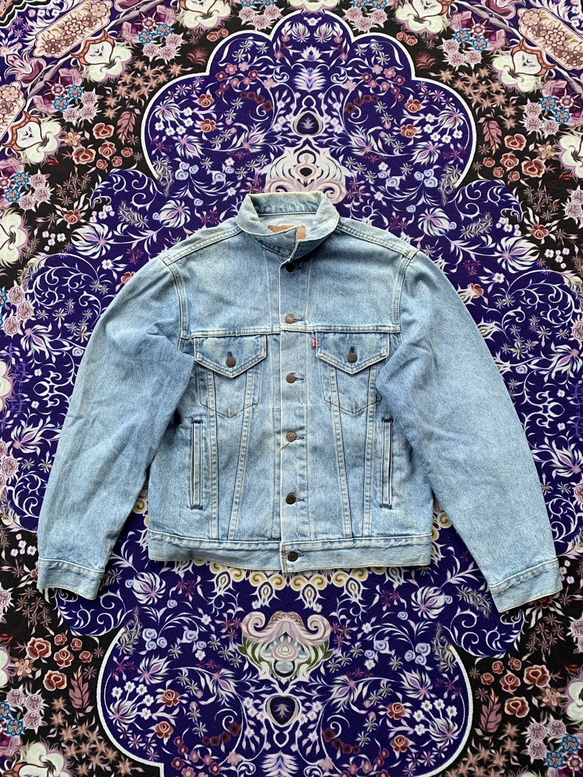 Levi's Vintage 90’s Levis Denim Jacket Size US M / EU 48-50 / 2 - 1 Thumbnail