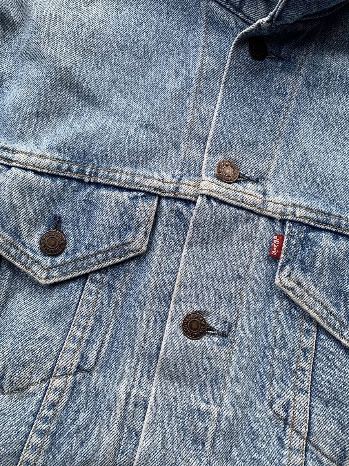 Levi's Vintage 90’s Levis Denim Jacket Size US M / EU 48-50 / 2 - 2 Thumbnail