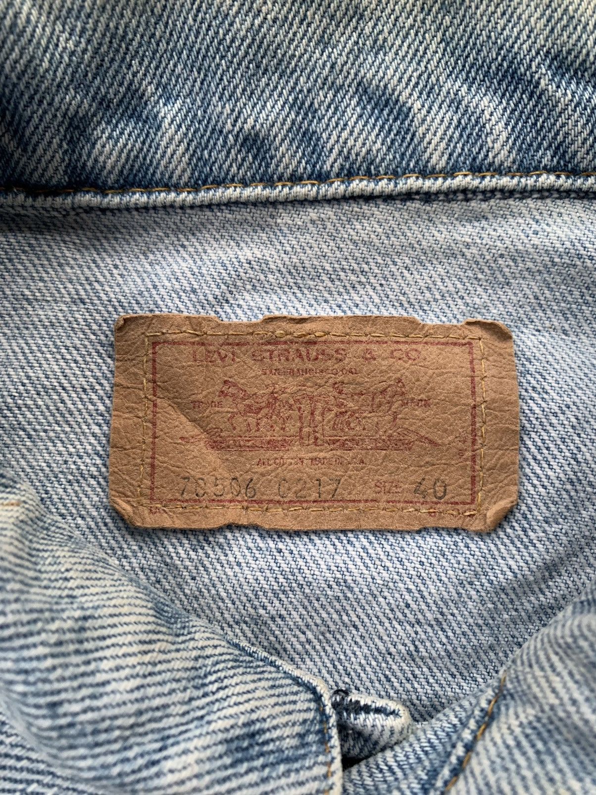 Levi's Vintage 90’s Levis Denim Jacket Size US M / EU 48-50 / 2 - 3 Thumbnail