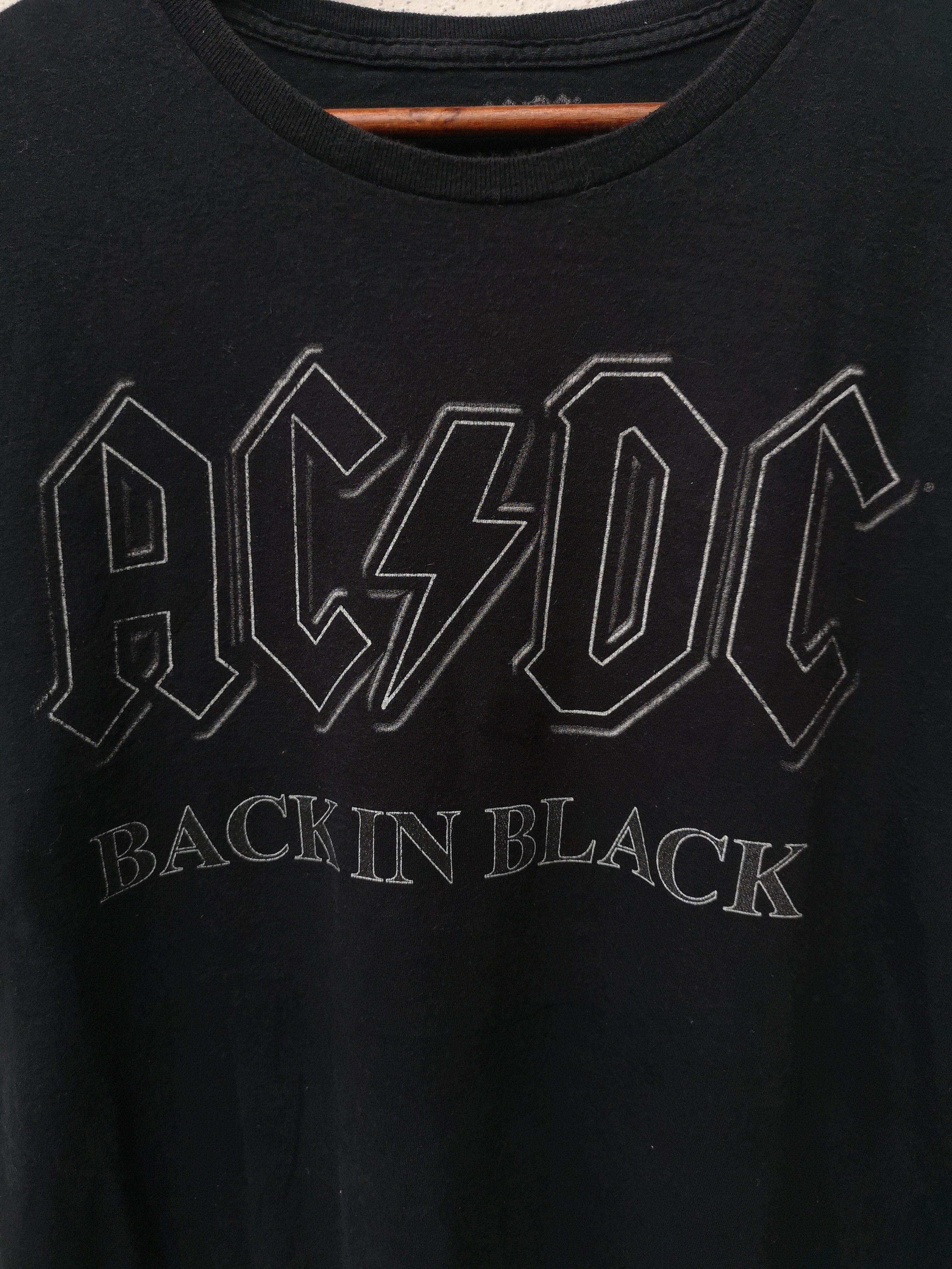 AC/DC ACDC ROCK BAND BACK In BLACK Size US XL / EU 56 / 4 - 3 Thumbnail