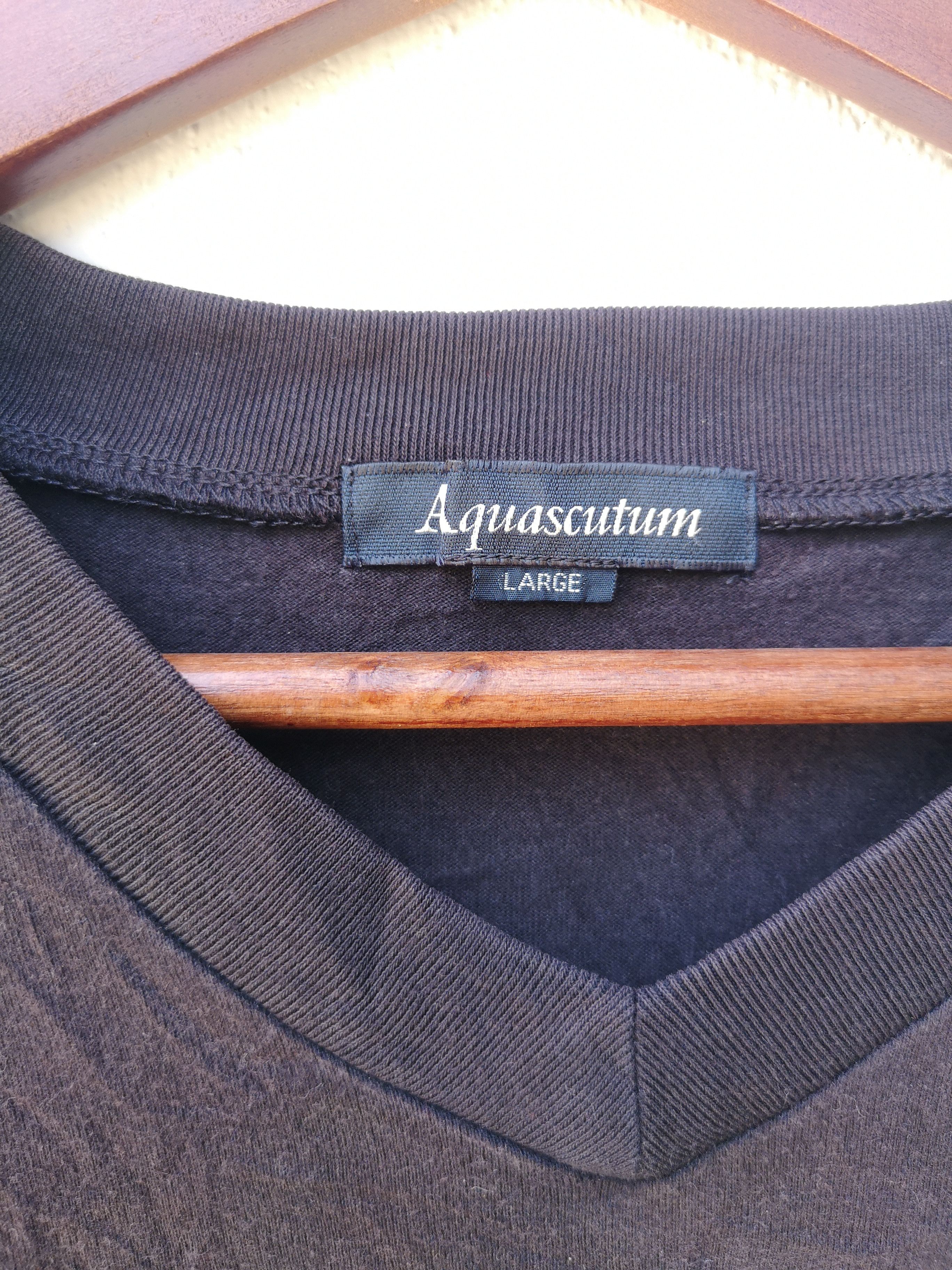 Aquascutum Aquascutum Black Tshirt Size US L / EU 52-54 / 3 - 2 Thumbnail