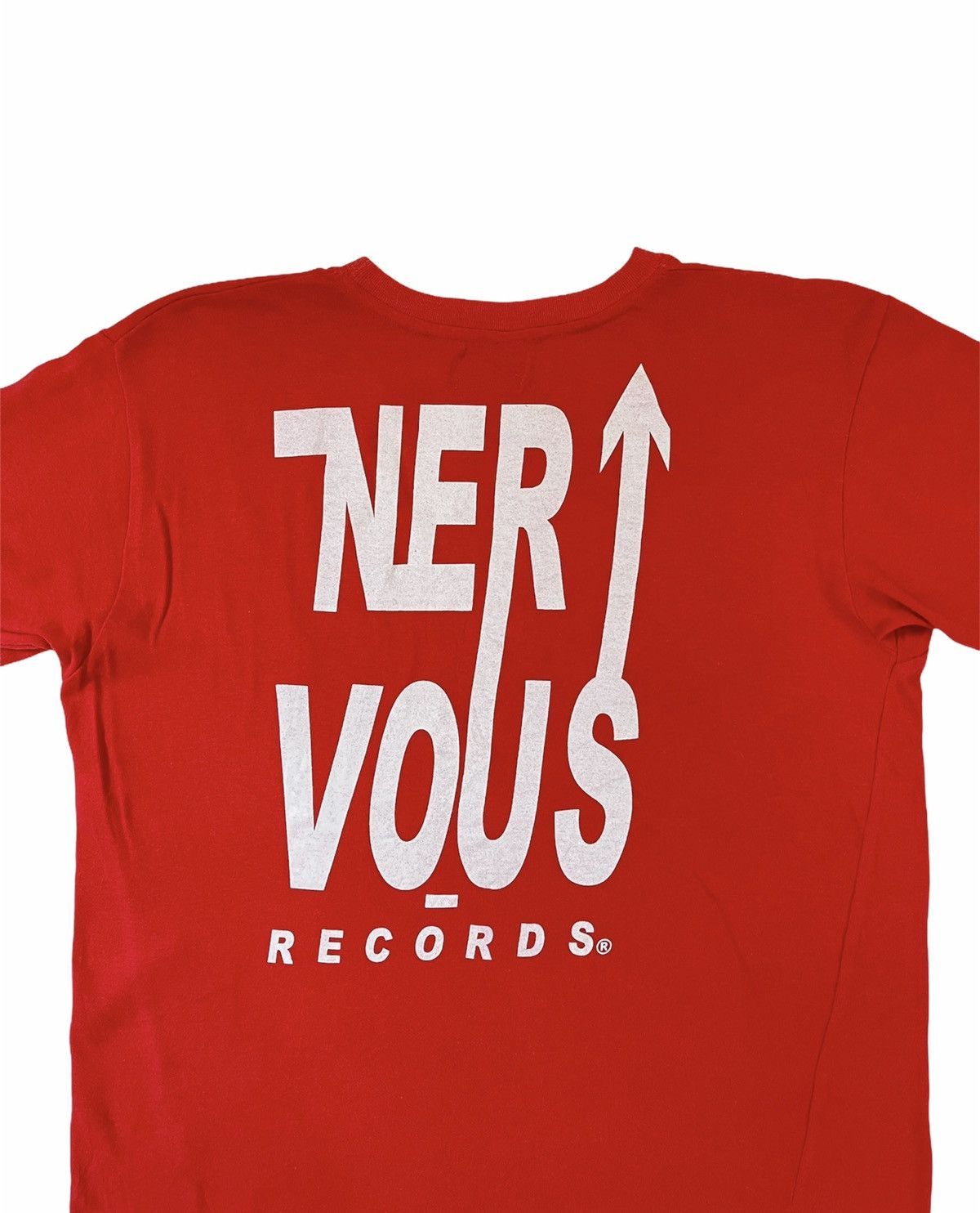 Band Tees Nervous Records American Records Label hip hop tshirt Size US M / EU 48-50 / 2 - 4 Thumbnail